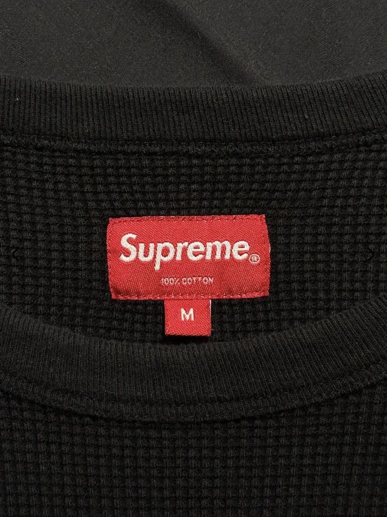 Supreme Supreme X Slayer Waffle Black Crewneck Sweatshirt Size US M / EU 48-50 / 2 - 4 Thumbnail