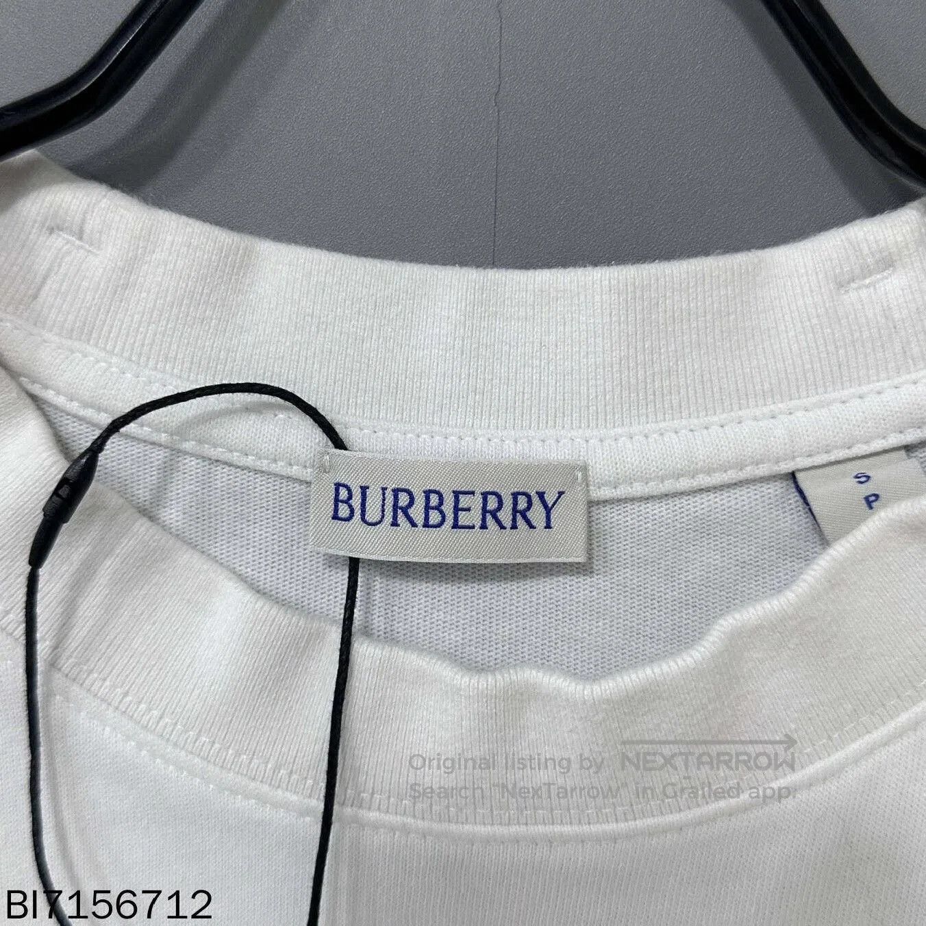 Burberry new blue and white Burberry short sleeve t-shirt. Size US S / EU 44-46 / 1 - 3 Thumbnail