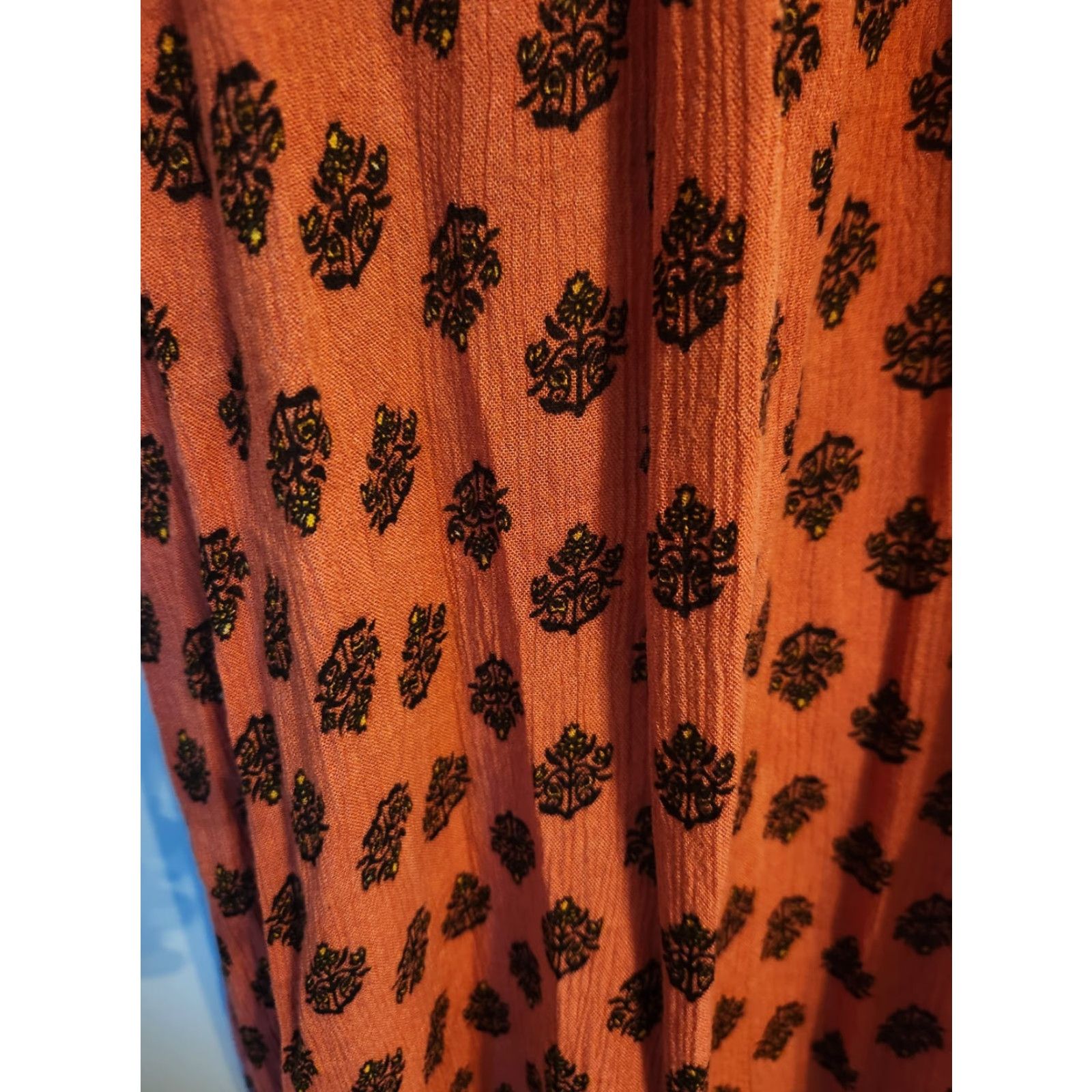 Vintage Indulge In Style Boho Print Short Dress Hippie 2X Plus Size XXL / US 16-18 / IT 52-54 - 2 Thumbnail