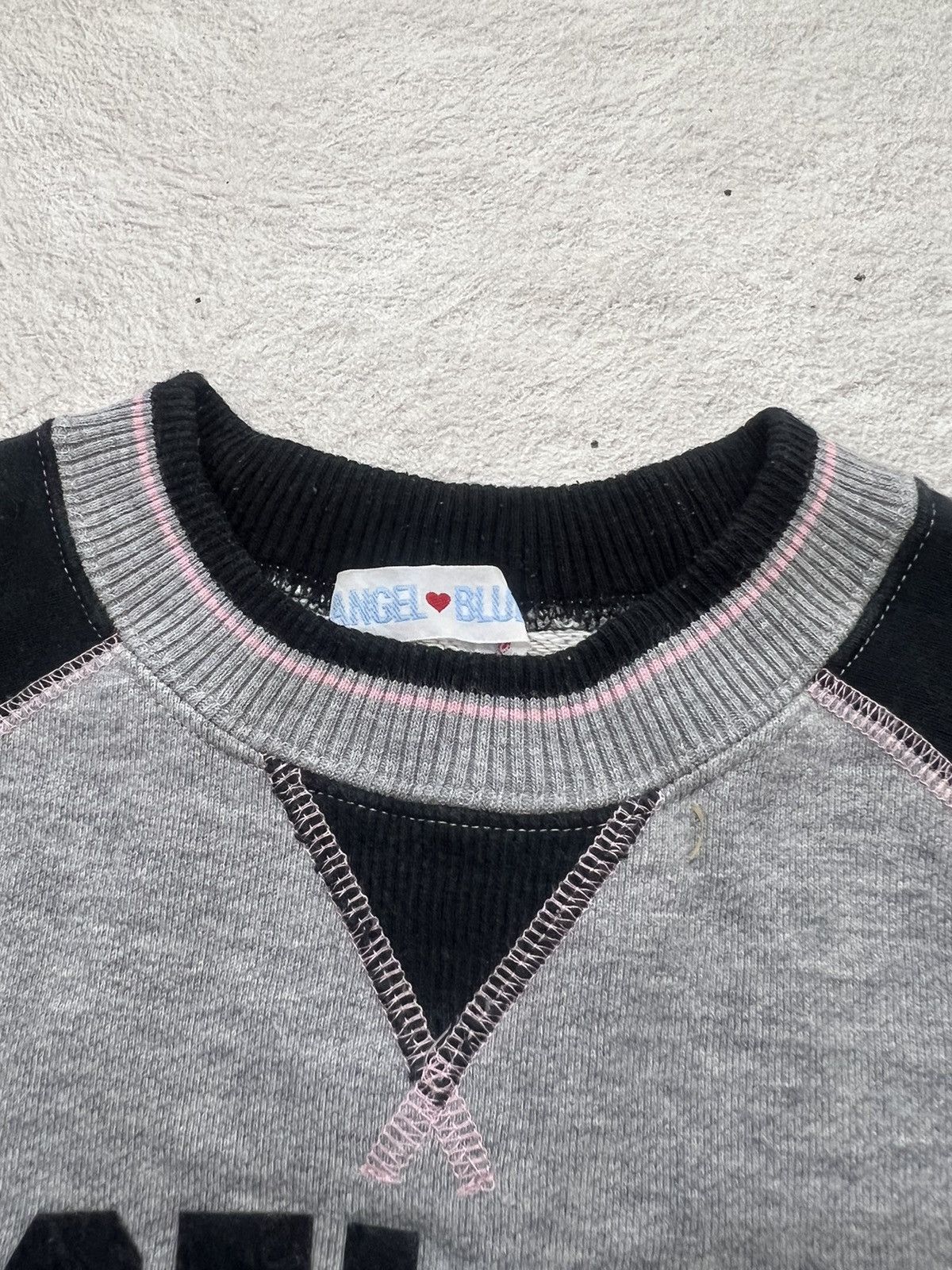 Number (N)ine 2000s Angel Blue Hysteric Velvet Poem Crewneck y2k Lgb Ifsix Size US S / EU 44-46 / 1 - 5 Thumbnail