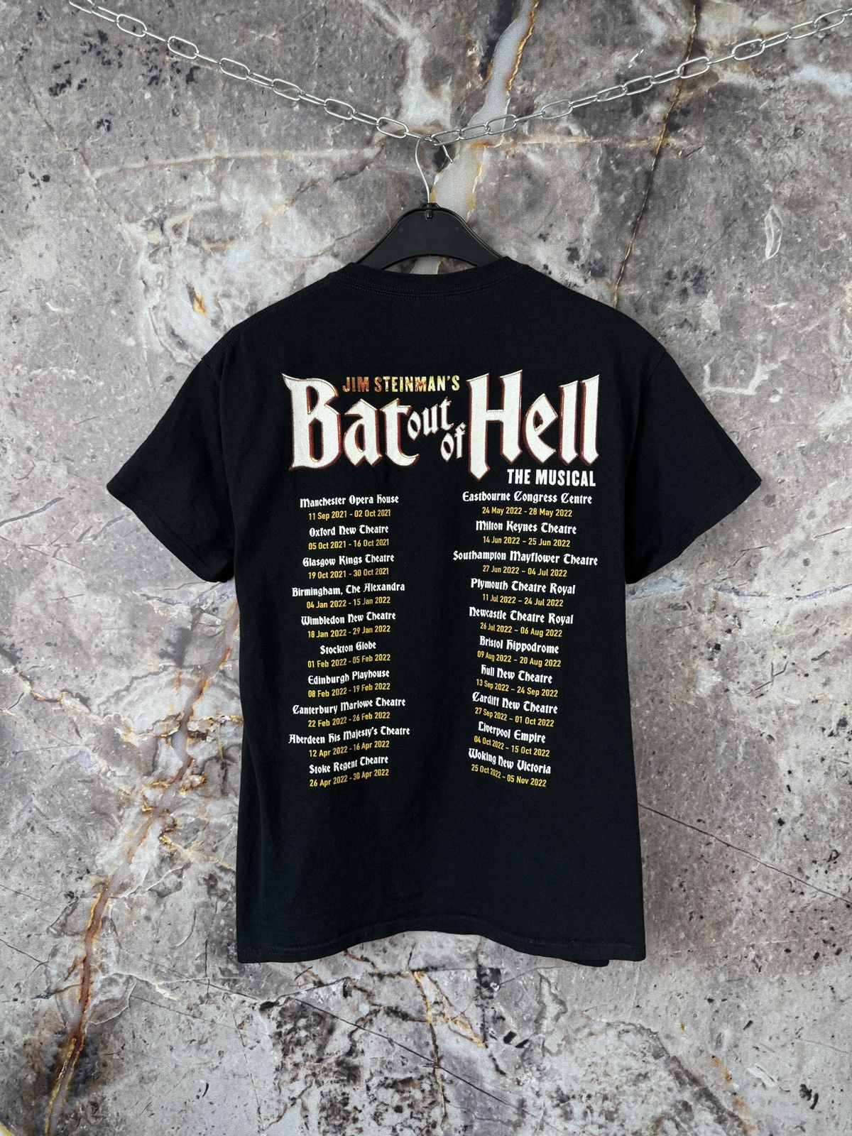 Vintage Men’s Bat Out Of Hell The Musical T-Shirt Size Medium Size US M / EU 48-50 / 2 - 9 Thumbnail