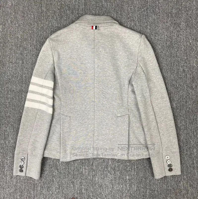 Thom Browne Thom Browne Gray Cotton Sweater for Women . Size S / US 4 / IT 40 - 2 Thumbnail