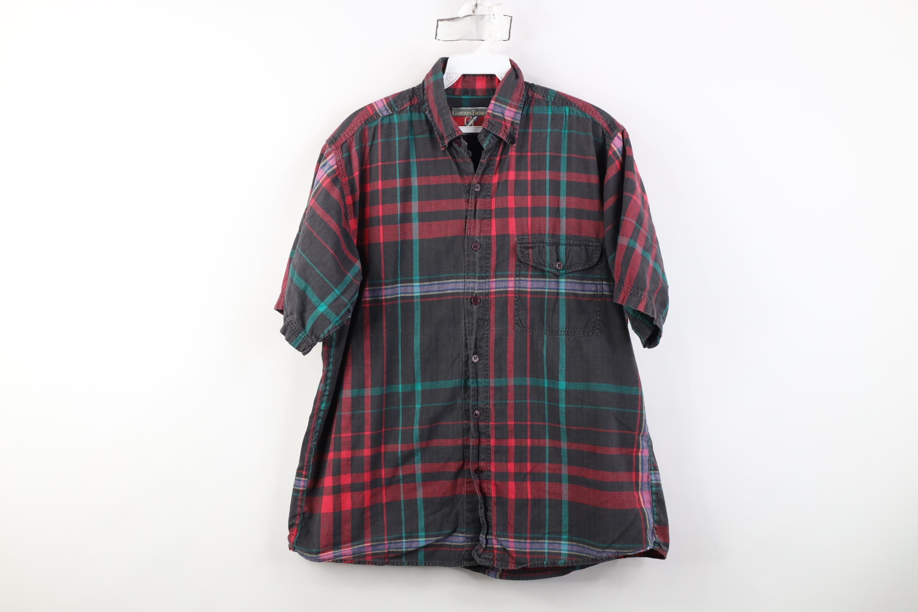 Vintage Vintage 90s Streetwear Short Sleeve Collared Button Shirt Size US M / EU 48-50 / 2 - 1 Thumbnail