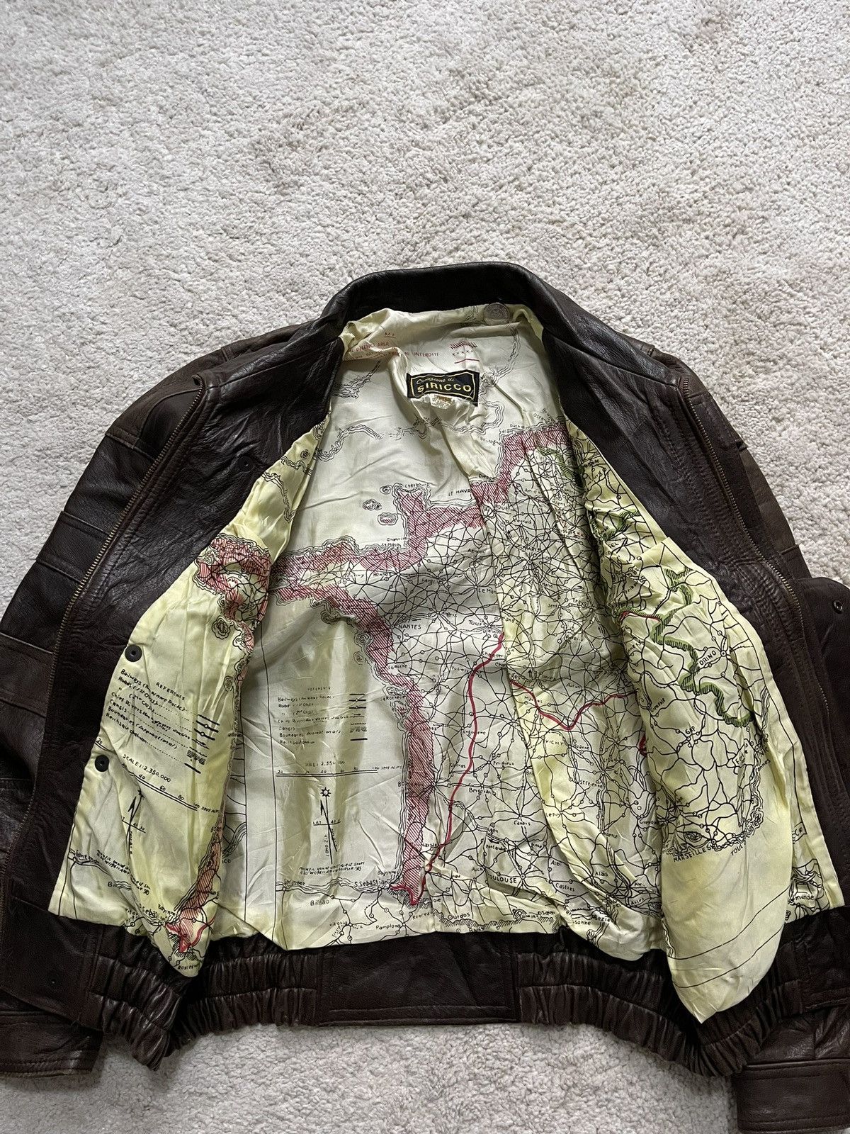 Vintage Flight Leather Jacket
