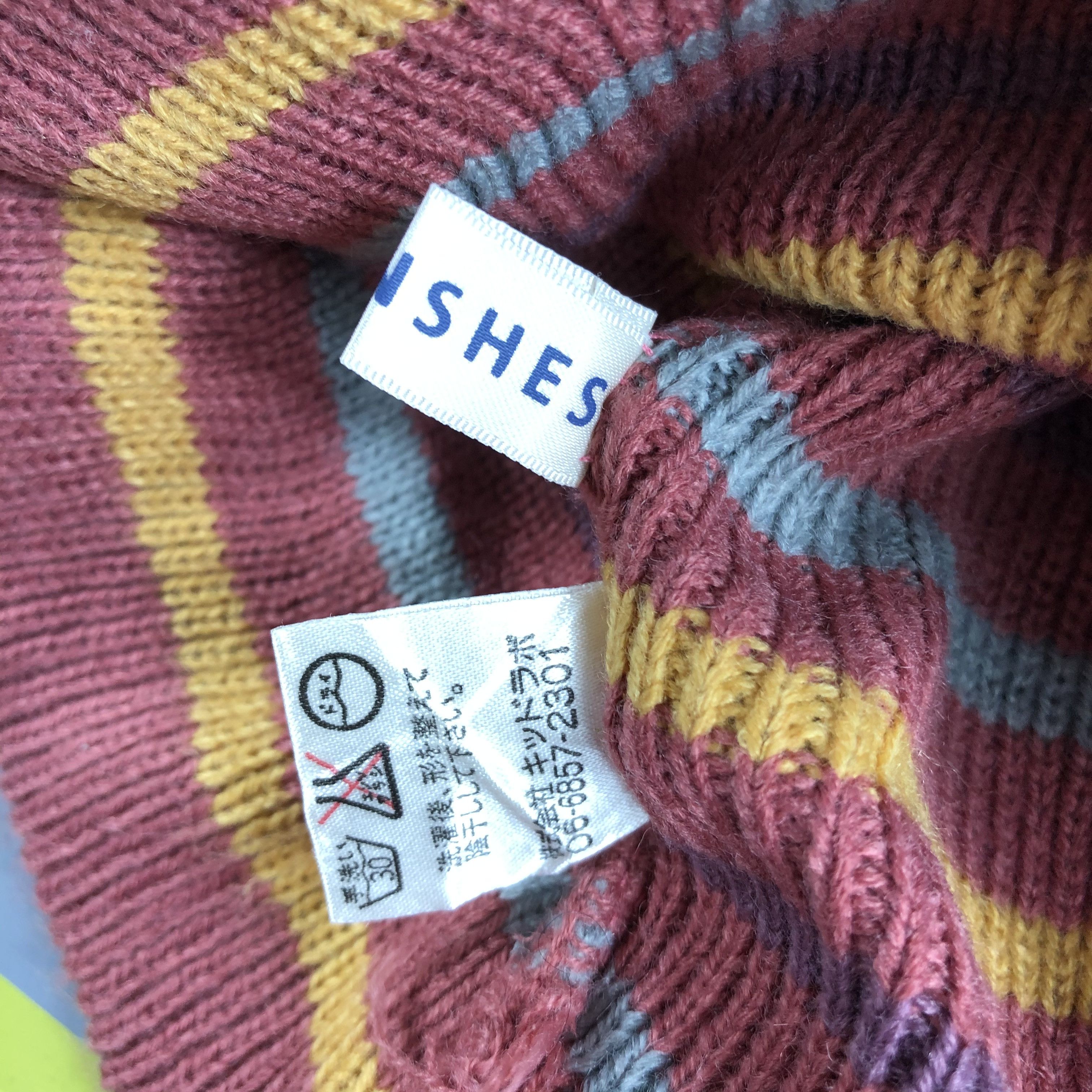 Japanese Brand Japanese Brand Stripe Beanie Size ONE SIZE - 5 Thumbnail