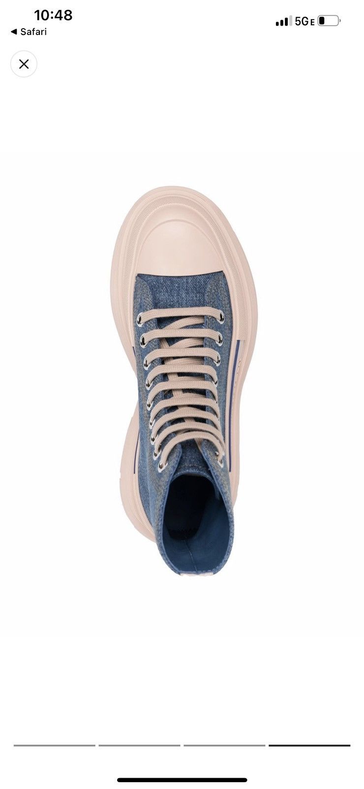 Alexander McQueen Alexander McQueen Denim Sneaker Boot Size US 6 / IT 36 - 3 Thumbnail
