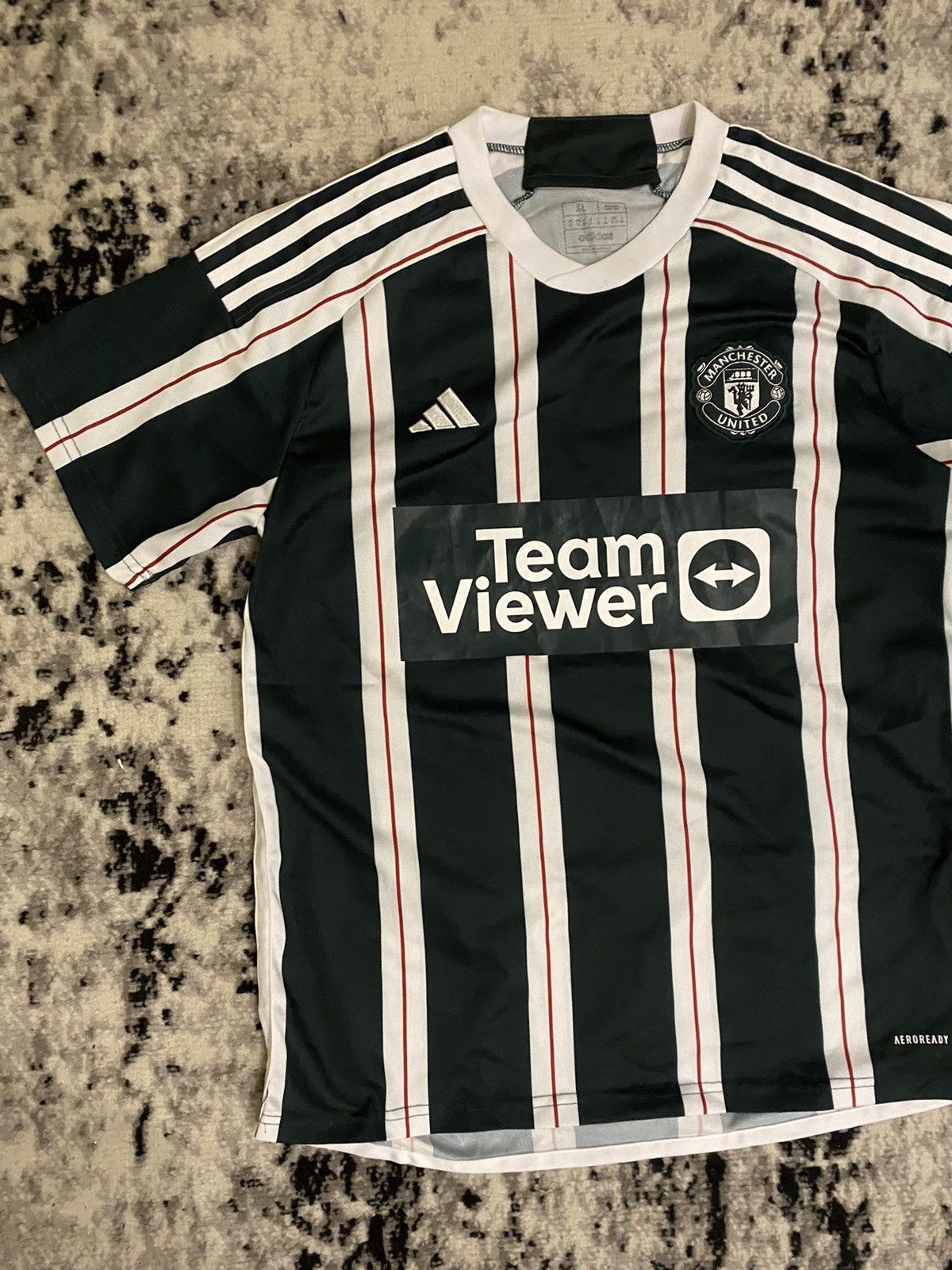 Vintage Manchester United 3 Kit Jersey 20/21 L Size Vintage Retro Size US L / EU 52-54 / 3 - 3 Thumbnail