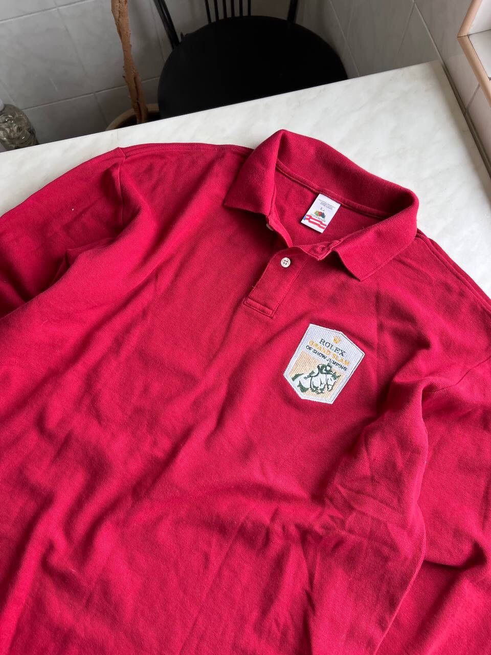 Designer × Rolex Rolex Vintage Polo long sleeve shirt button up horse racing Size US L / EU 52-54 / 3 - 8 Thumbnail