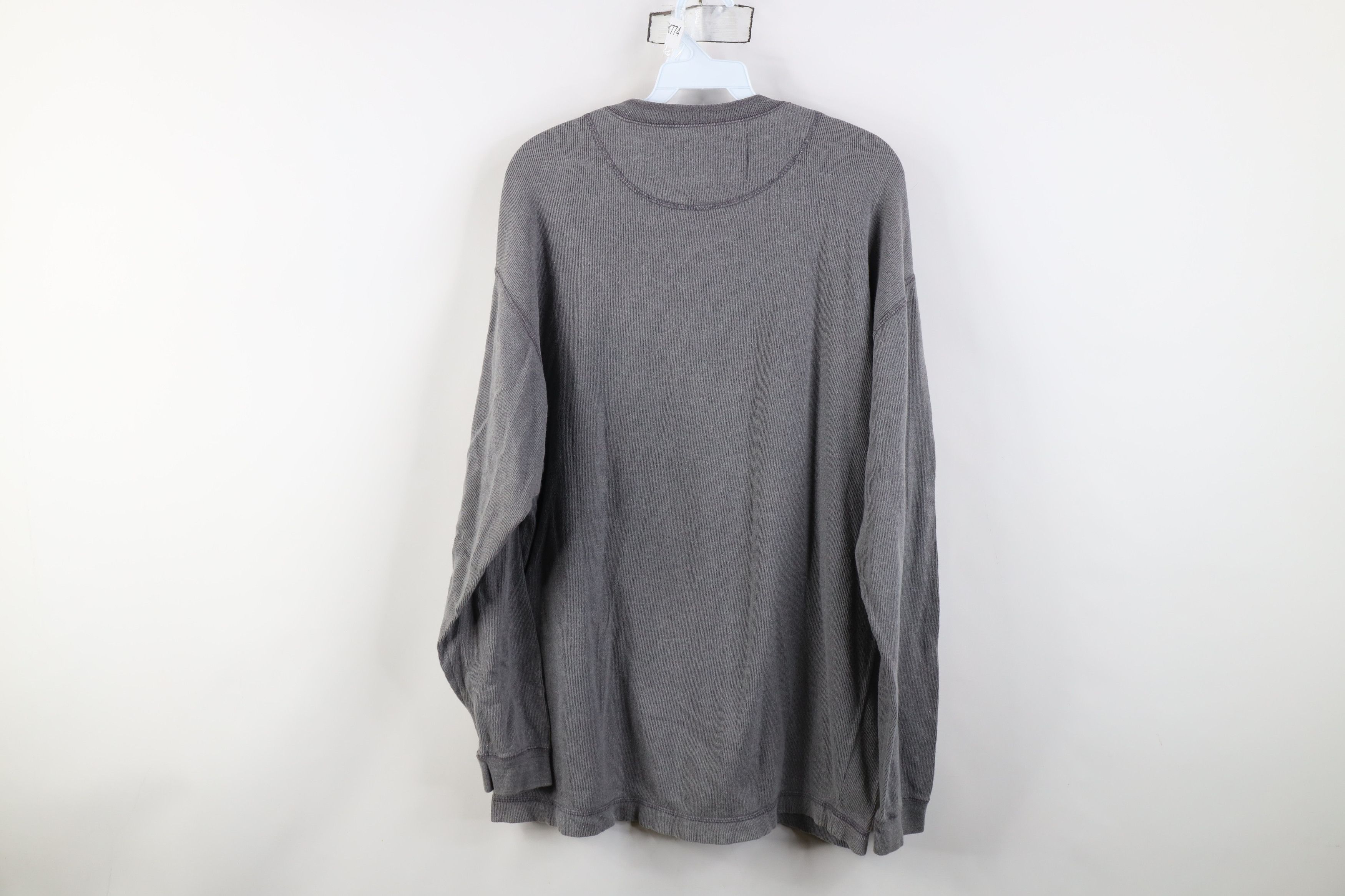 Levi's Vintage 90s Levis Ribbed Knit Long Sleeve Henley T-Shirt Size US M / EU 48-50 / 2 - 10 Thumbnail