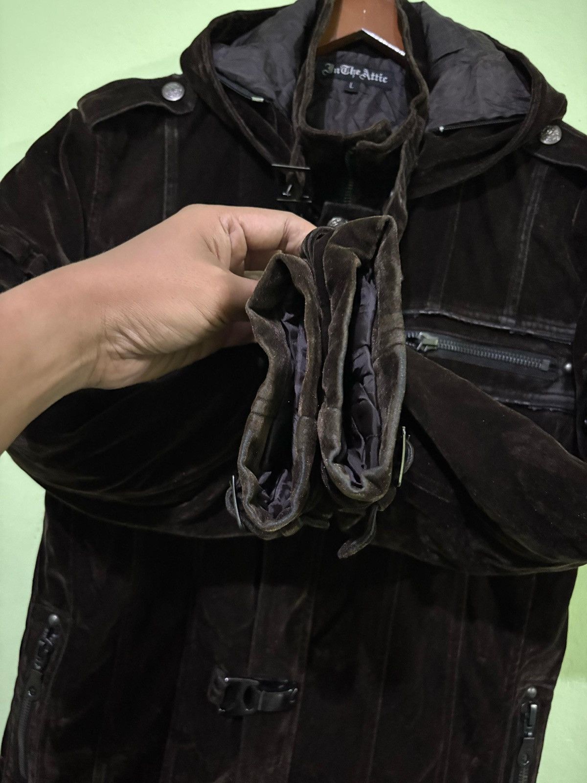 If Six Was Nine Rare In The Attic Velvet Parka Jacket Inspired LGB Size US L / EU 52-54 / 3 - 7 Thumbnail