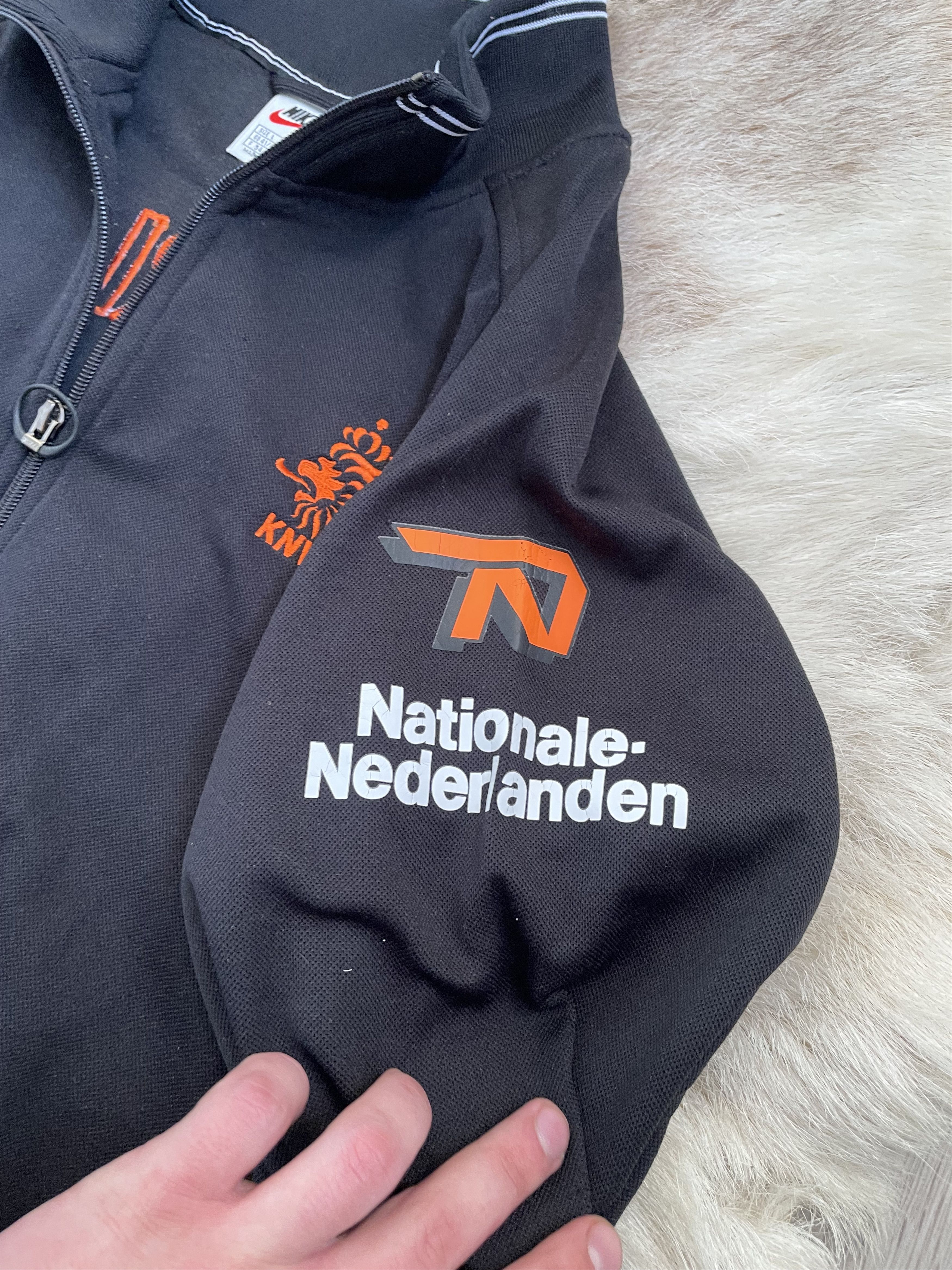 Nike 1999 Nike Netherlands Vintage Track Jacket Rare Size US L / EU 52-54 / 3 - 3 Thumbnail