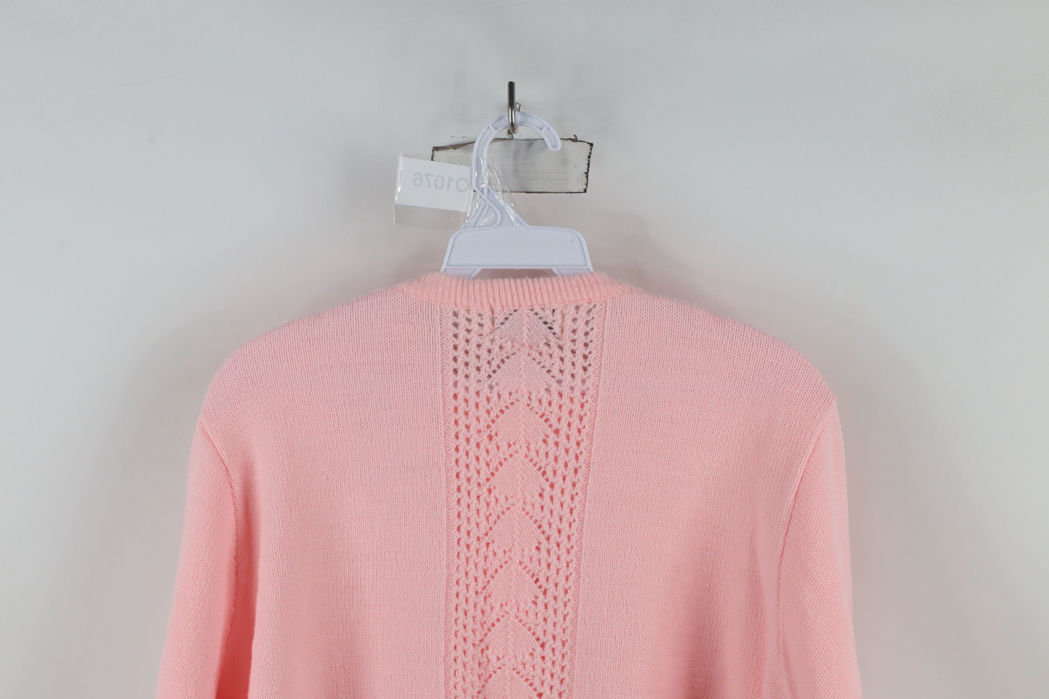 Vintage Vintage 50s 60s Rockabilly Scallop Knit Cardigan Sweater USA Size M / US 6-8 / IT 42-44 - 8 Thumbnail