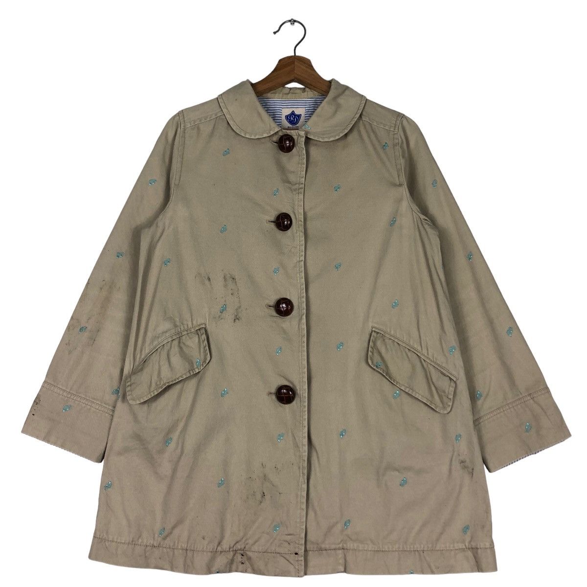 Issey Miyake Vtg Chore Jacket Pou Dou Dou Polkadot Full Print Japan Made Size US M / EU 48-50 / 2 - 1 Thumbnail