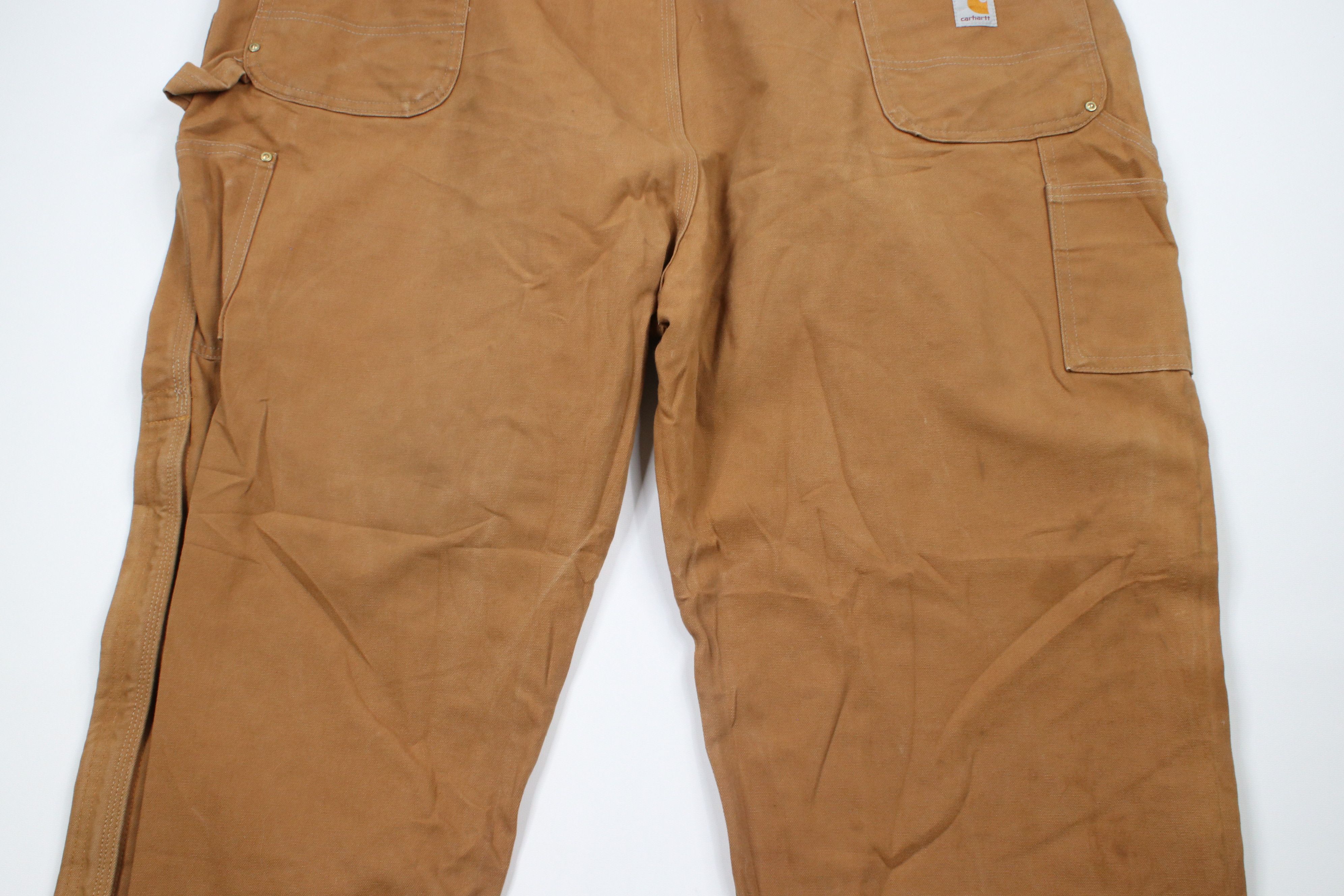 Carhartt × Vintage Carhartt Heavyweight Loose Wide Leg Double Knee Pants USA Size US 44 / EU 60 - 11 Thumbnail