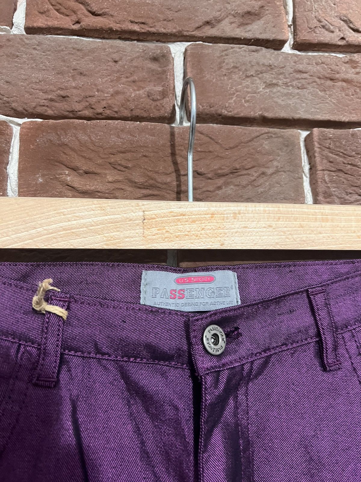 Japanese Brand Rare Y2K Passenge Cyber Flaired Rave Hip Hop Rap Pants Grail Size US 34 / EU 50 - 9 Thumbnail
