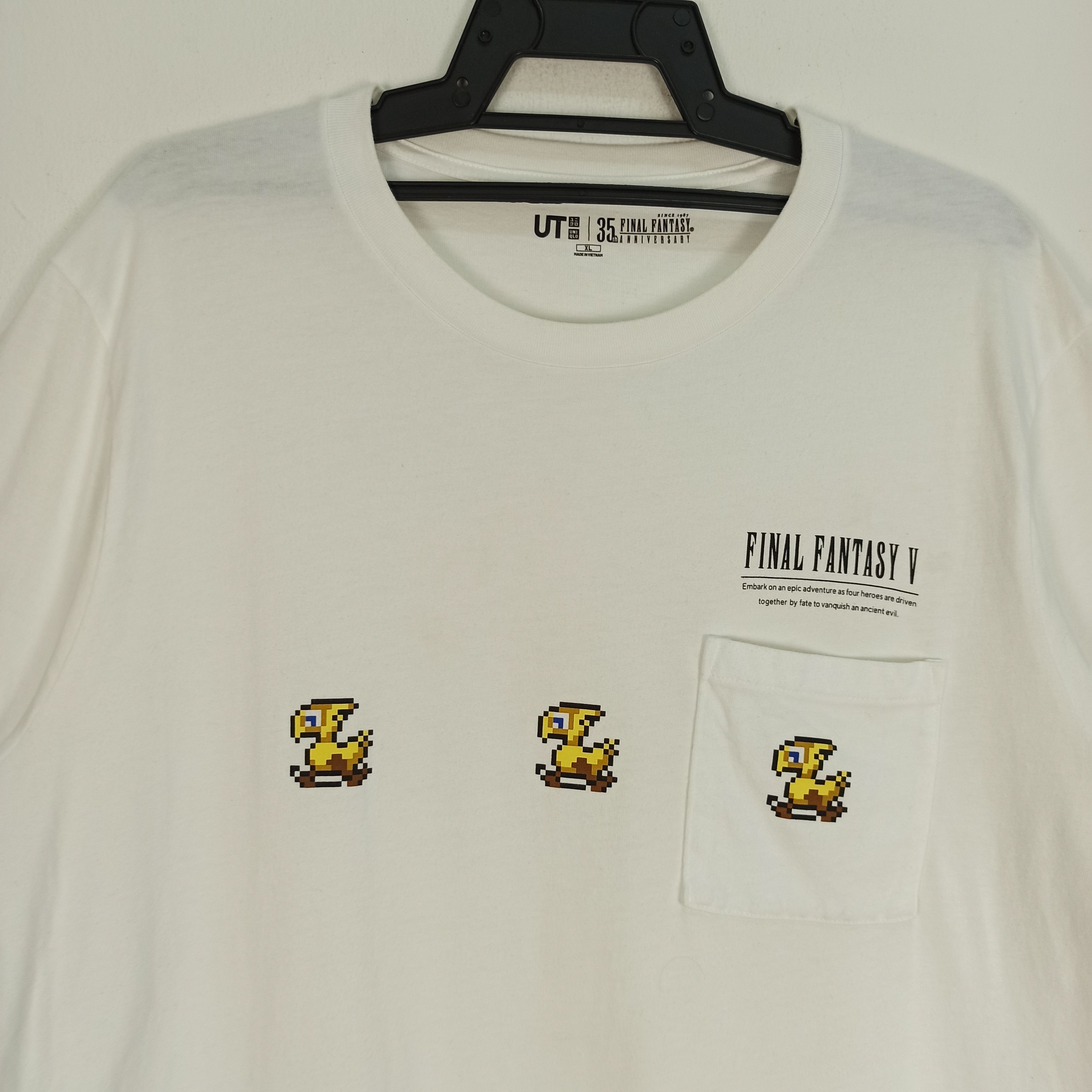 Anime Rare Anime Final Fantasy V Tshirt by Uniqlo Size US XL / EU 56 / 4 - 2 Thumbnail