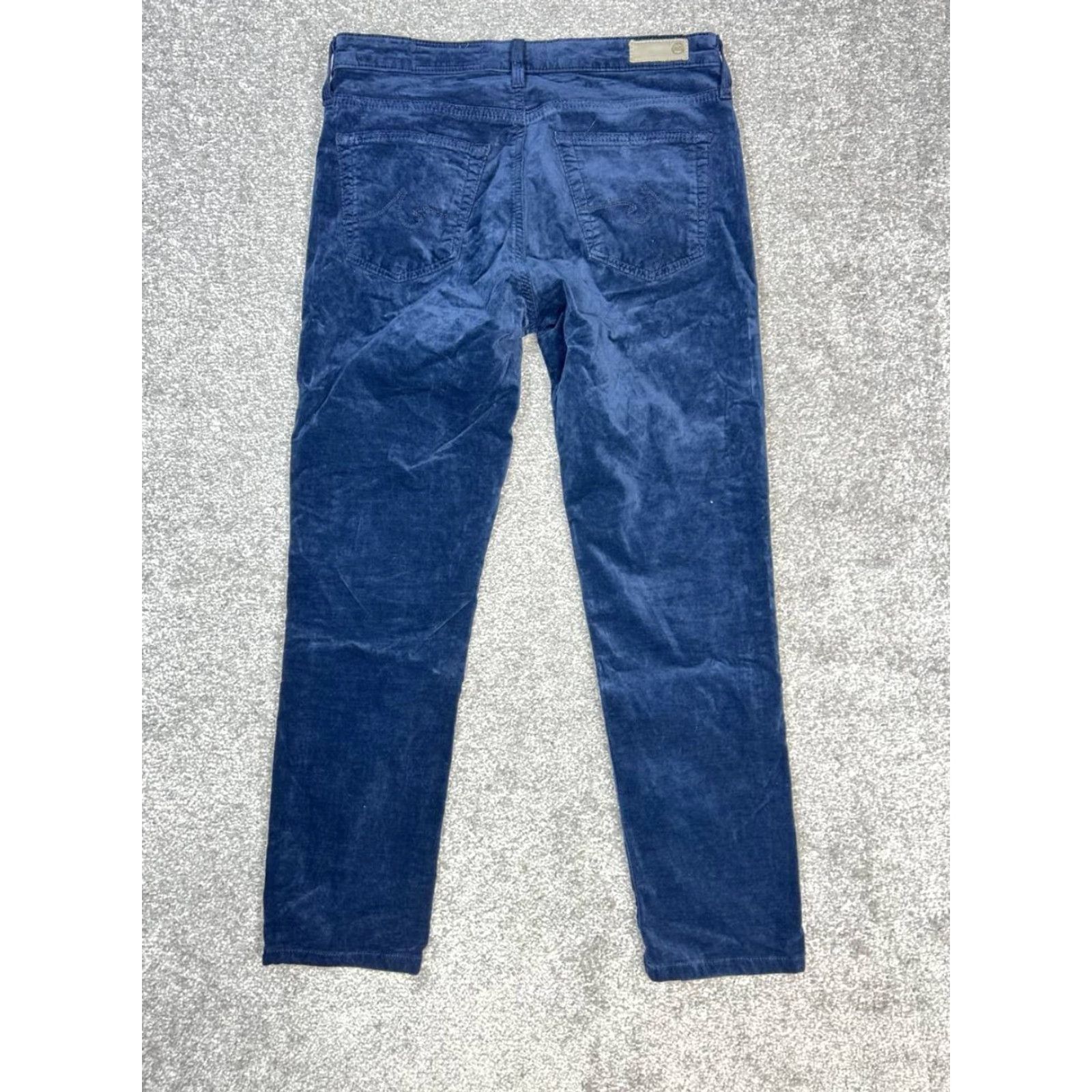 Anthropologie AG Anthropologie The Stevie Jeans Women 27 Blue Slim Ankle Velvet 5-Pocket Modern Size 27" / US 4 / IT 40 - 2 Thumbnail