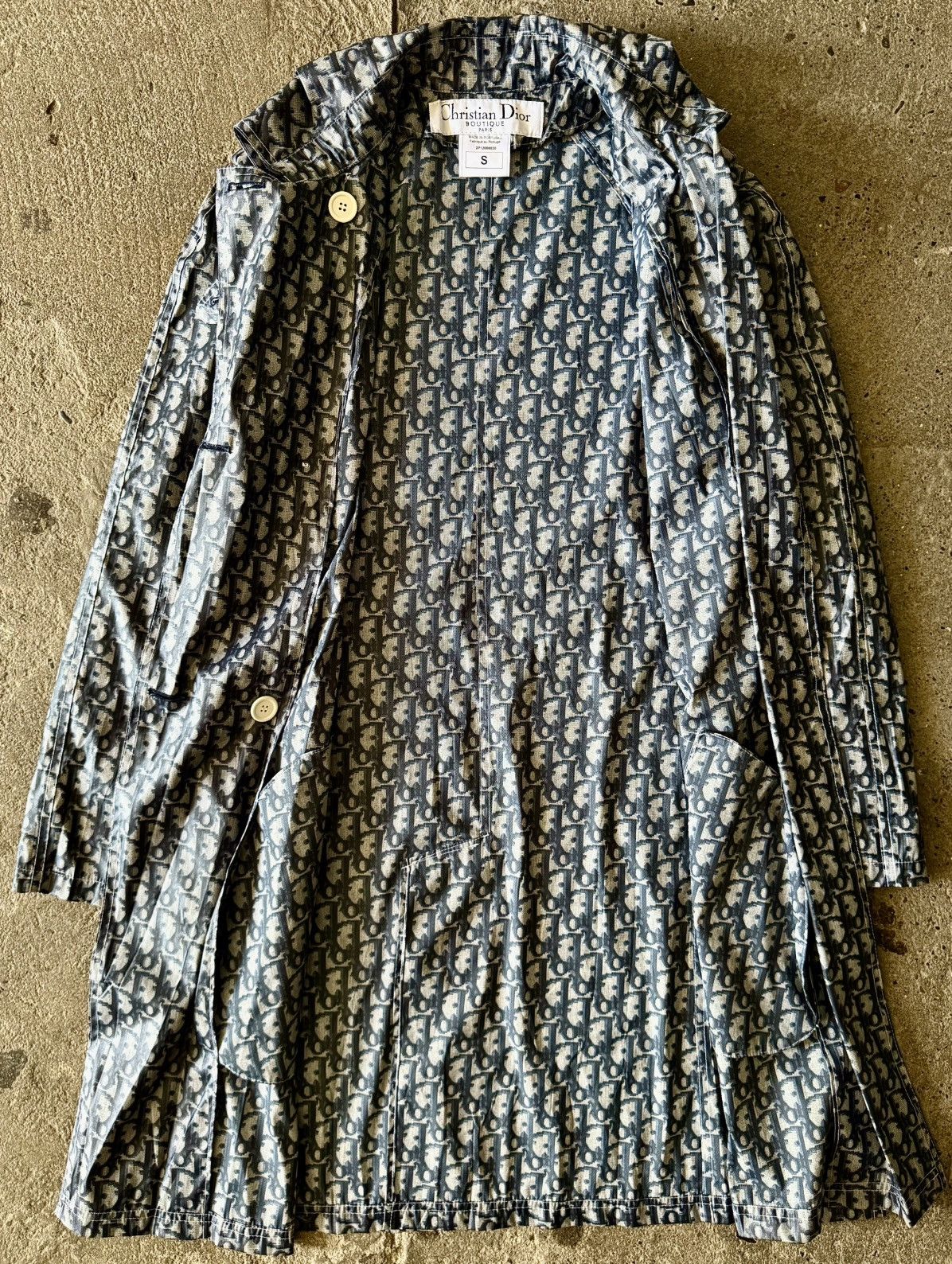 Dior × John Galliano Dior - John Galliano - SS2002 - Diorissimo Monogram Coat Size S / US 4 / IT 40 - 15 Thumbnail