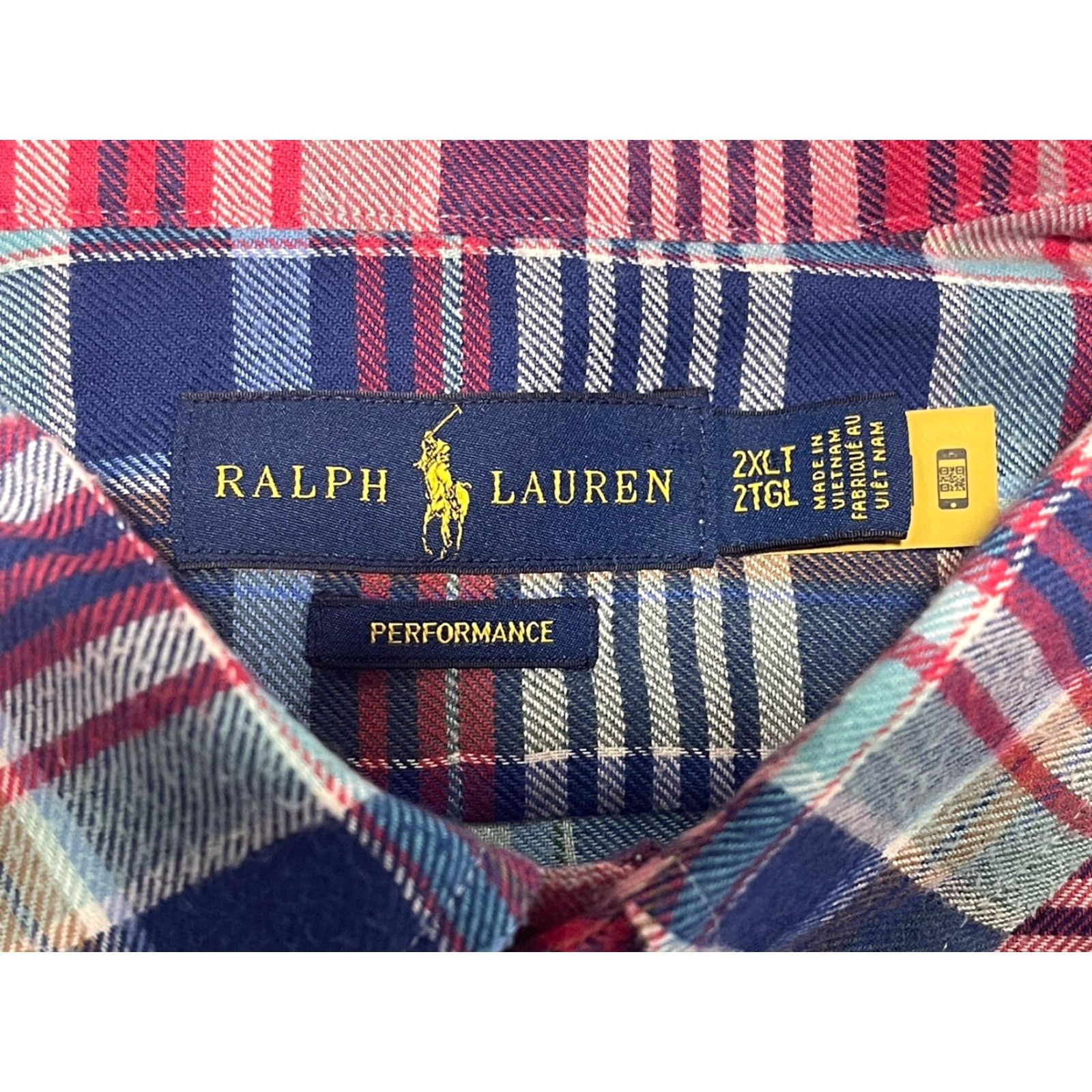 Polo Ralph Lauren POLO RALPH LAUREN Shirt Long Sleeve Classic Button-Down 2XLT Multicolor Plaid Men Size US XXL / EU 58 / 5 - 4 Thumbnail