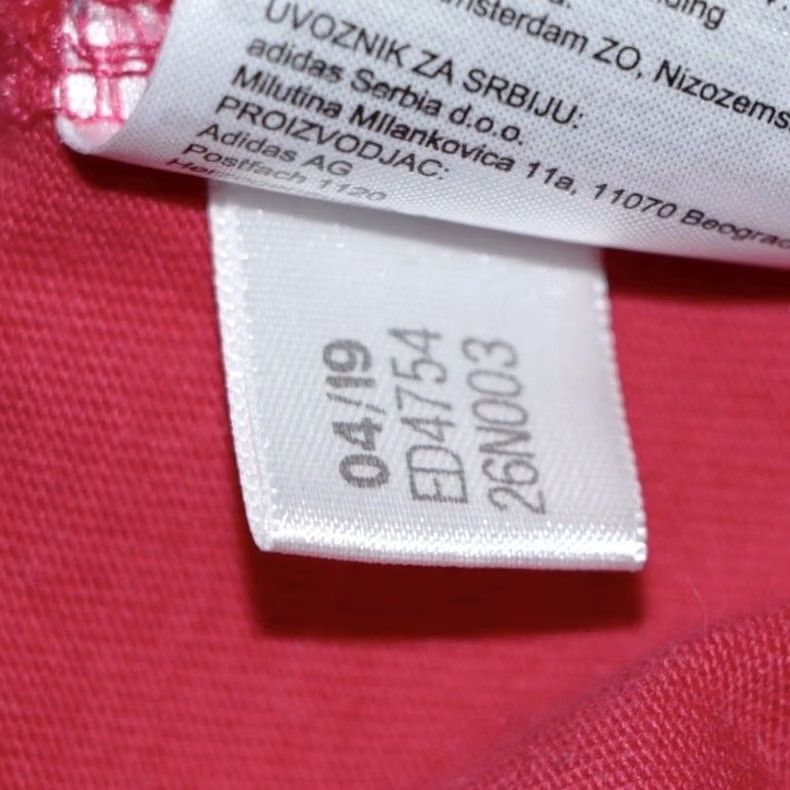 Adidas Adidas Crop Shirt Tee Size UK 8 Womens Pink Big Trefoil Logo Top Pre Loved Vgc Size M / US 6-8 / IT 42-44 - 7 Thumbnail