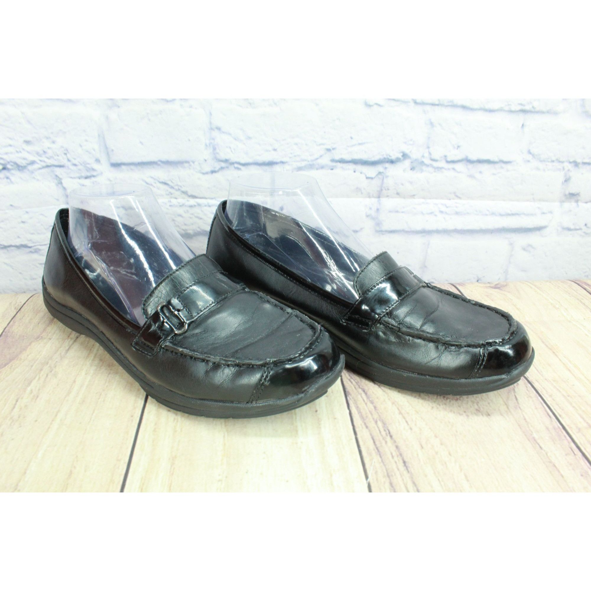 L.L. Bean LL Bean Leather Slip On Flat Moccasin Loafer Shoes Size 9 M Size US 9 / IT 39 - 3 Thumbnail