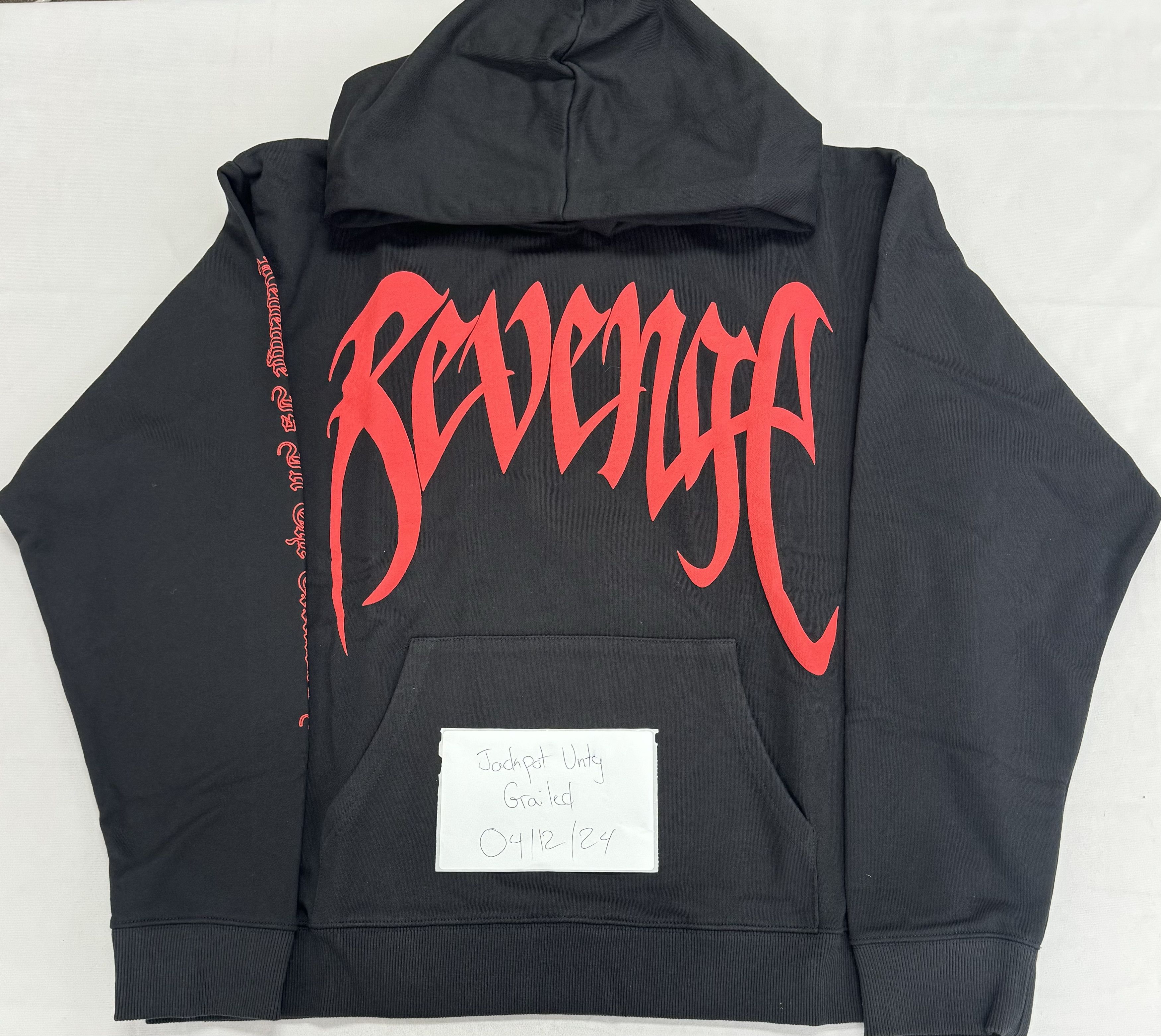 image of Revenge X Xxx Tentacion Kill Logo Bred Hoodie Size XL in Black, Men's