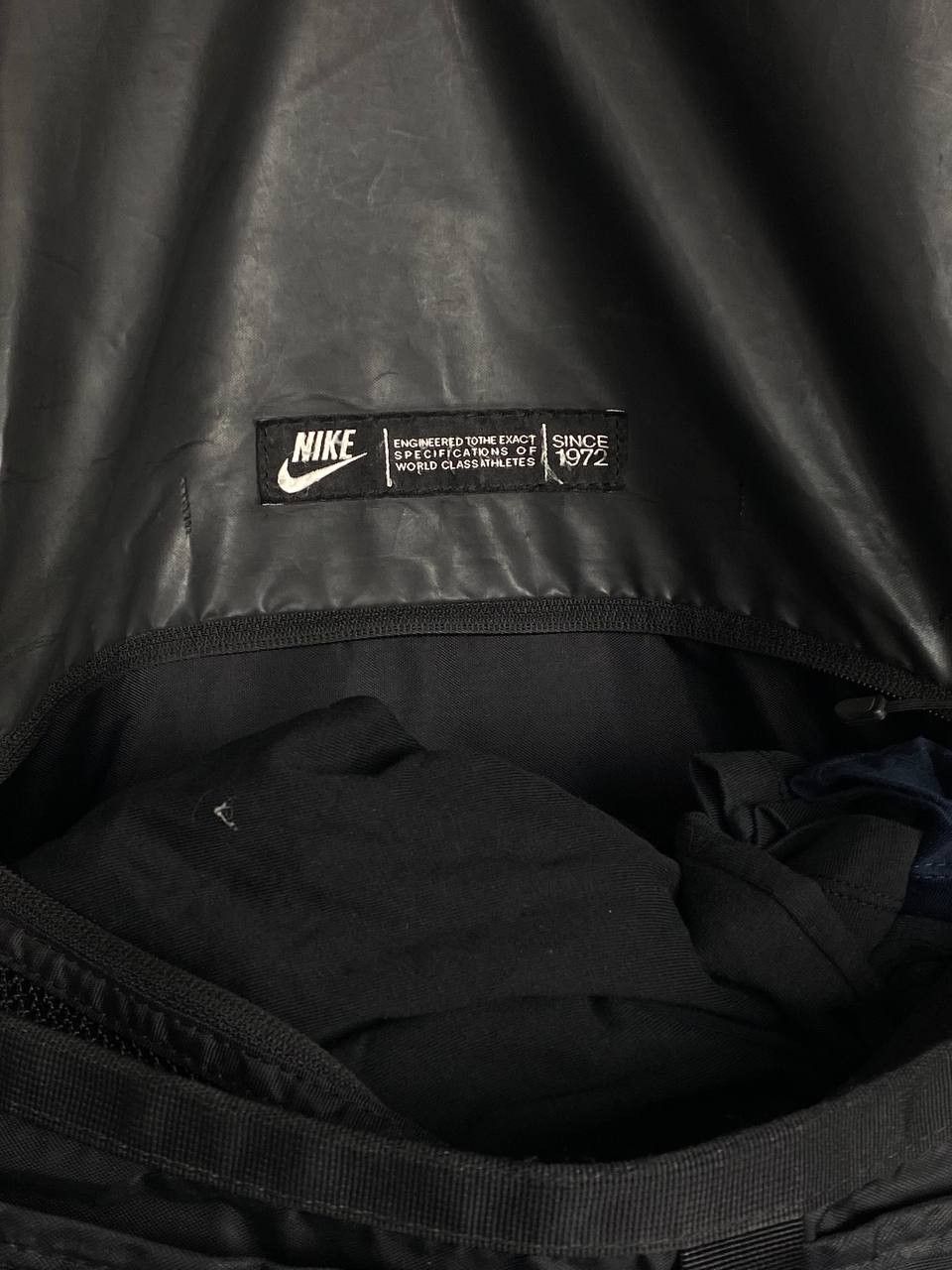 Nike × Vintage Vintage 90s Nike Should Bag Swoosh Drill Black Blockcore Size ONE SIZE - 13 Thumbnail
