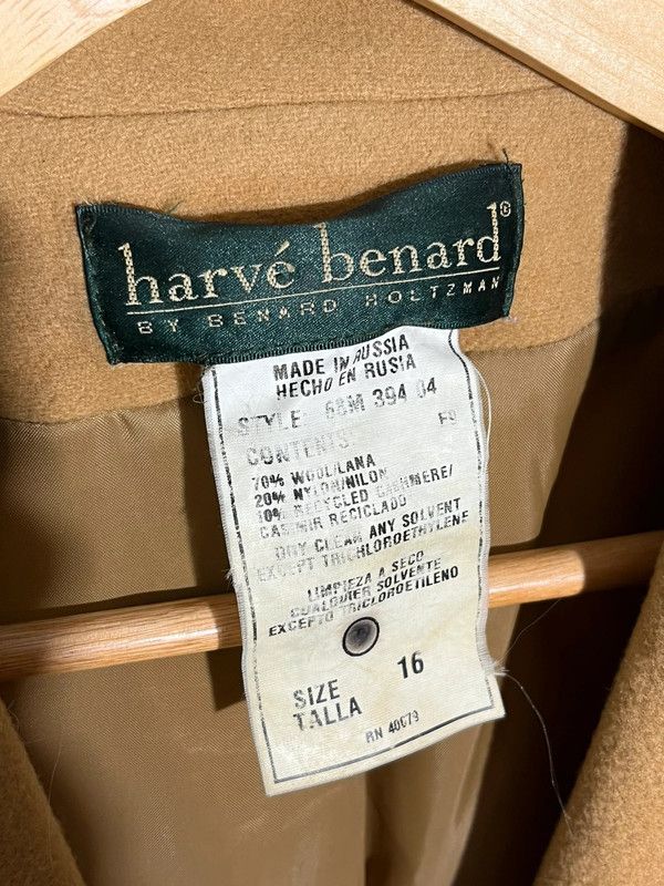 Harve Benard Harve Benard beige woolen blazer Size L / US 10 / IT 46 - 2 Thumbnail