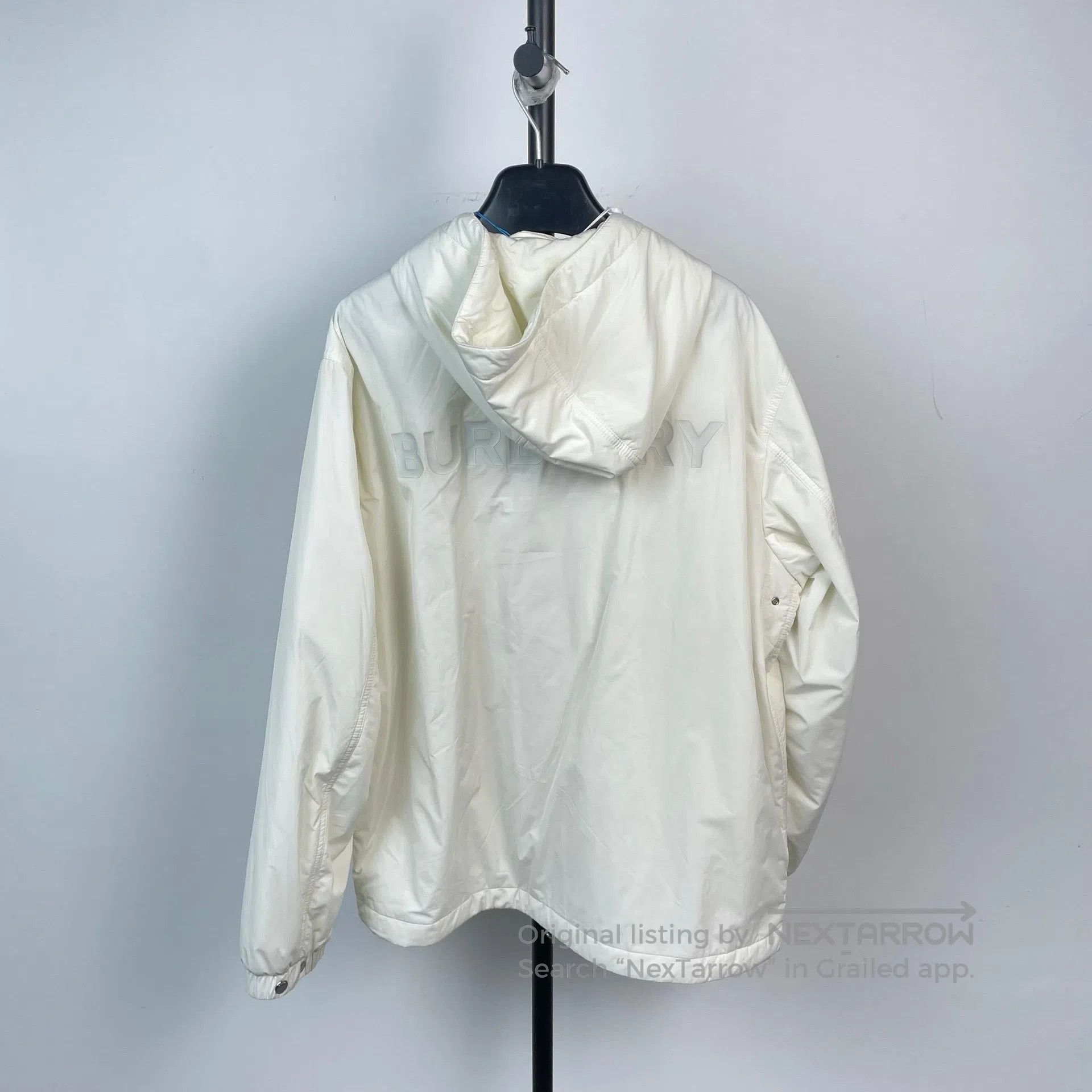 Burberry Burberry Warm White Back Big Letter Logo Zipper Nylon Cott Size US L / EU 52-54 / 3 - 2 Thumbnail