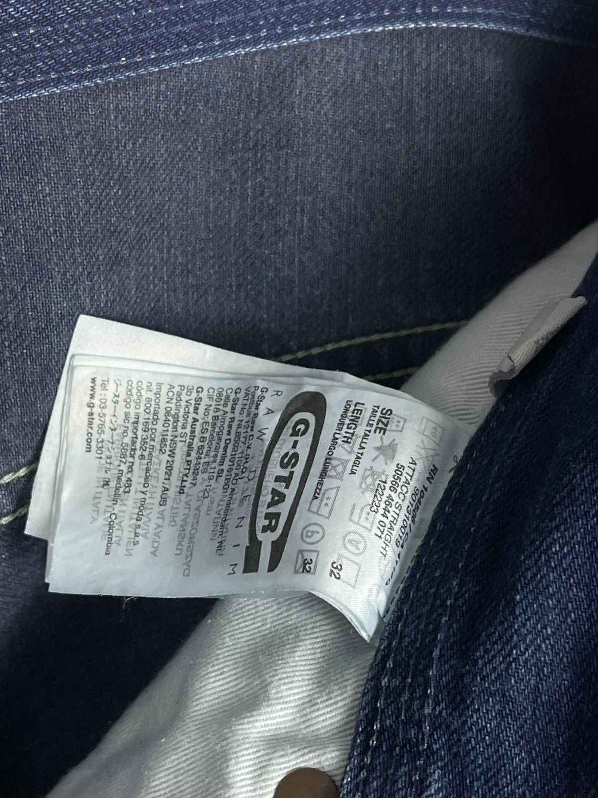 G-Star × Vintage G Star RAW 01 Attacc Straight Vintage Jeans Men’s Size 32/32 Size US 32 / EU 48 - 16 Thumbnail