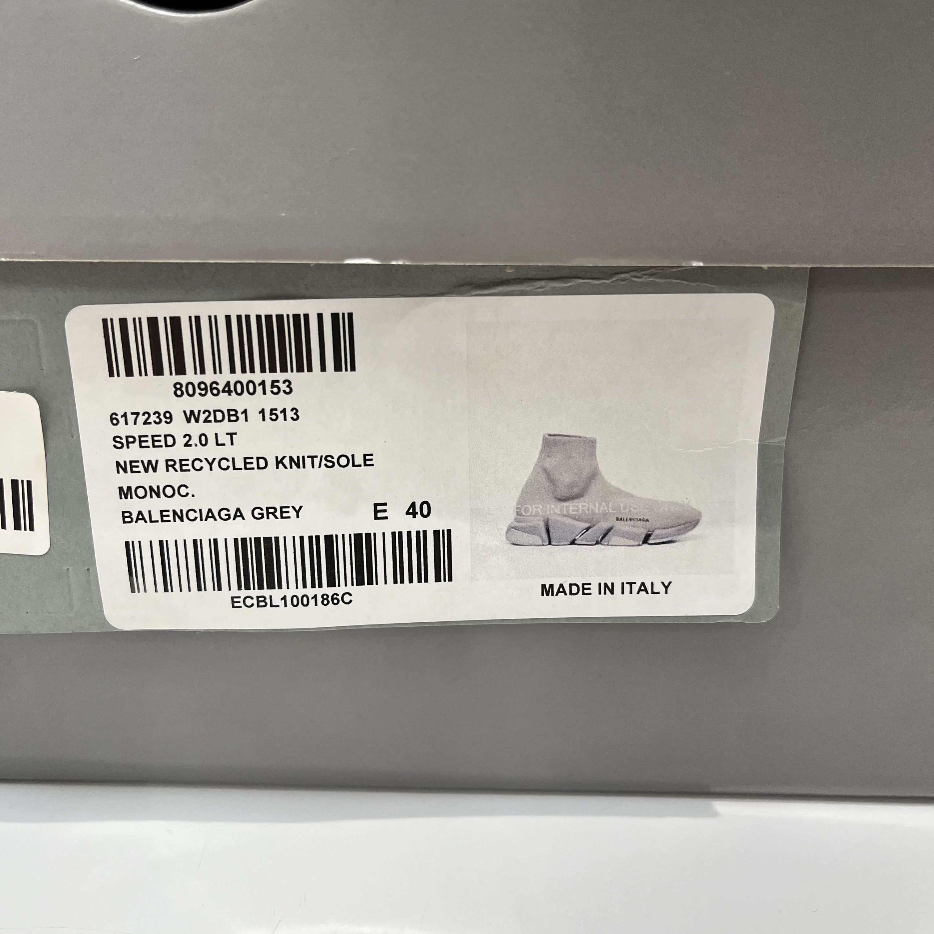 Balenciaga Balenciaga Speed 2.0 Grey Size US 7 / EU 40 - 15 Thumbnail