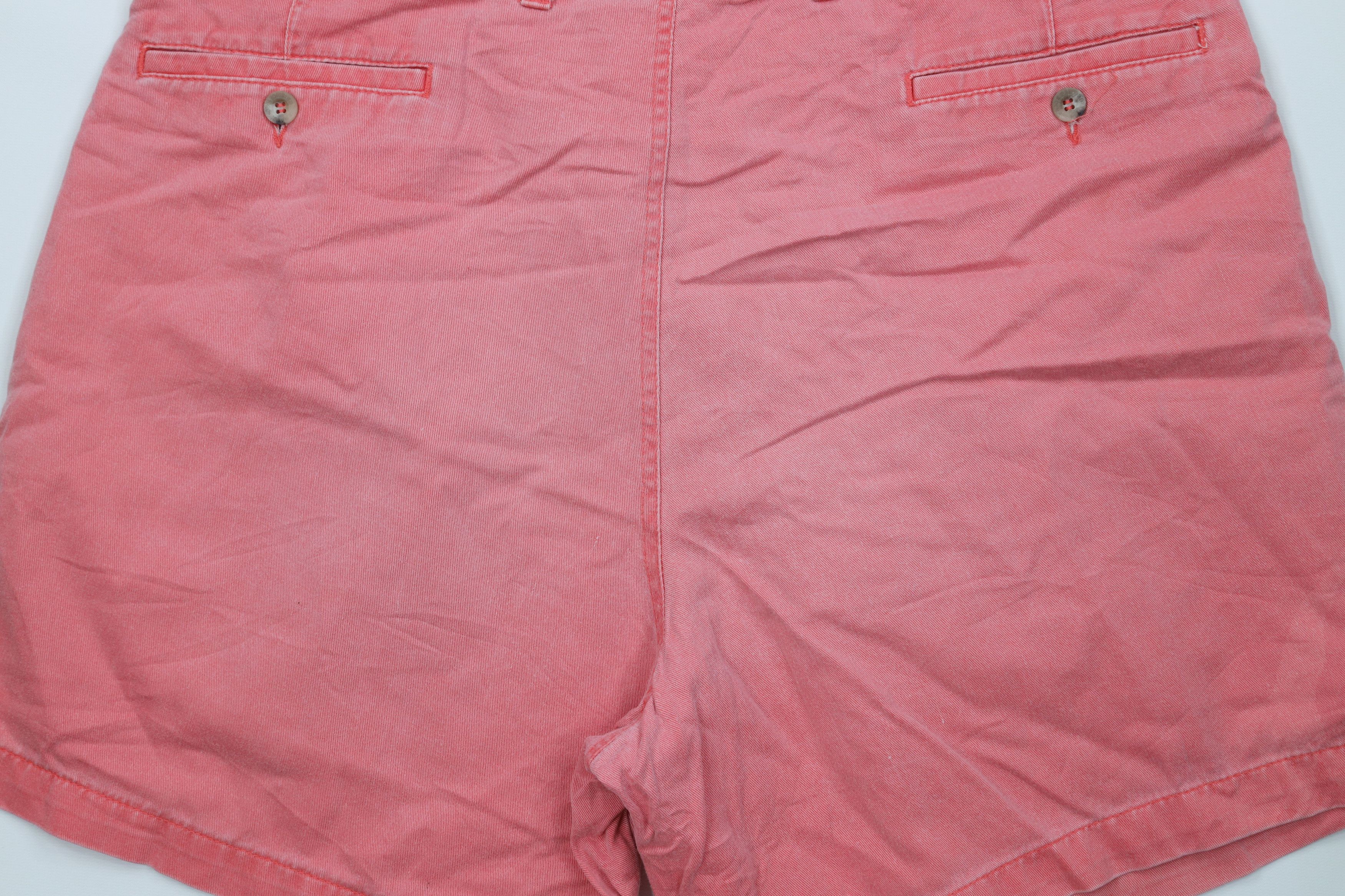 Eddie Bauer Vintage 90s Eddie Bauer Pleated Above Knee Chino Shorts Pink Size US 38 / EU 54 - 11 Thumbnail