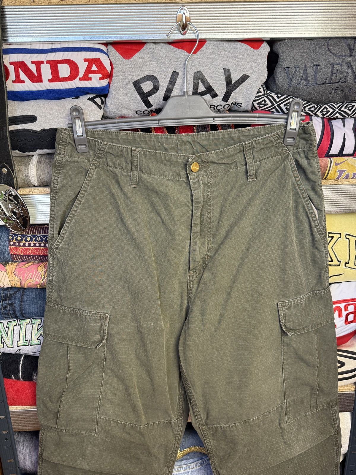Carhartt Carhartt Vintage Cargo Distress Faded Pants Size US 32 / EU 48 - 3 Thumbnail