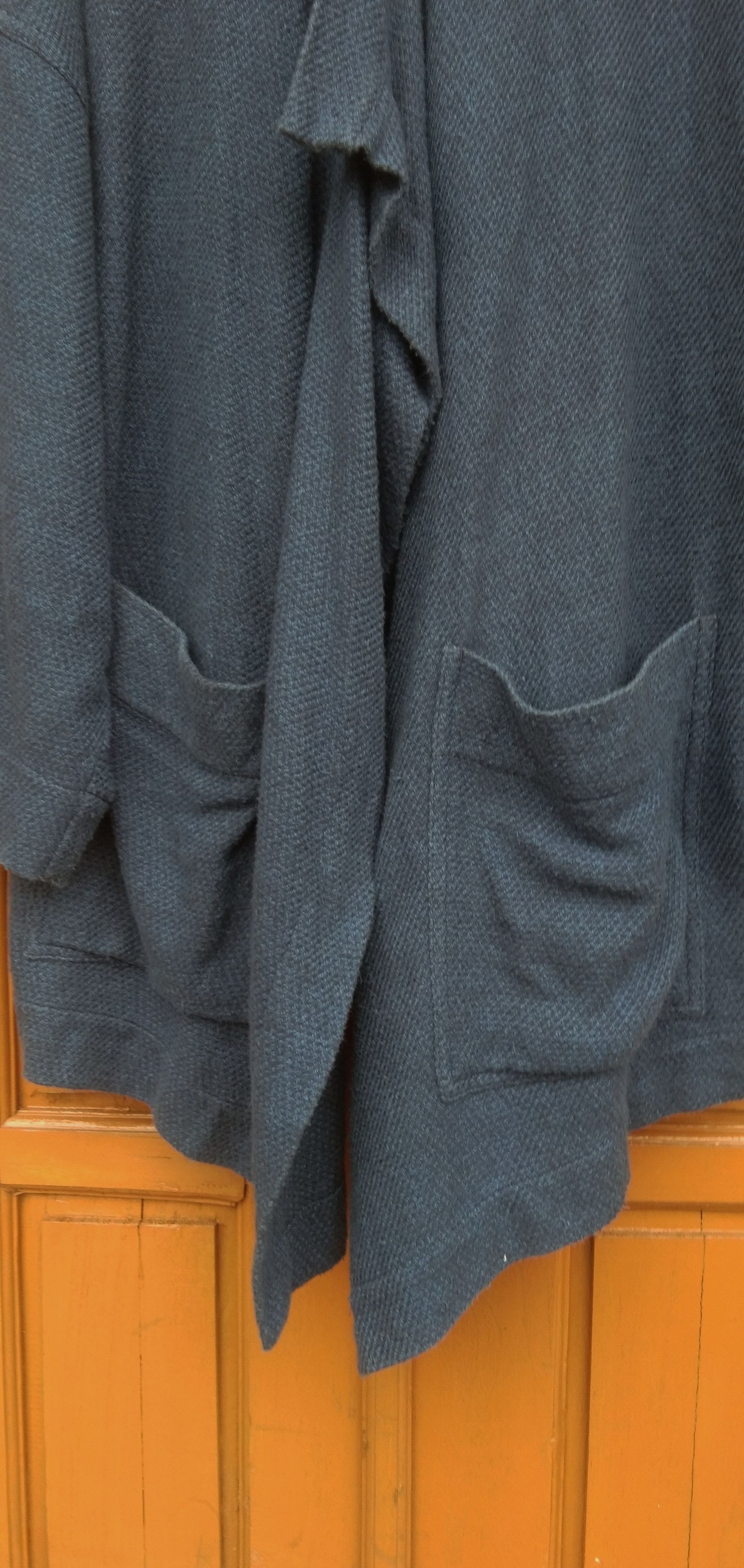 Designer × Issey Miyake Plantation long cardi blu sweater Size M / US 6-8 / IT 42-44 - 3 Thumbnail