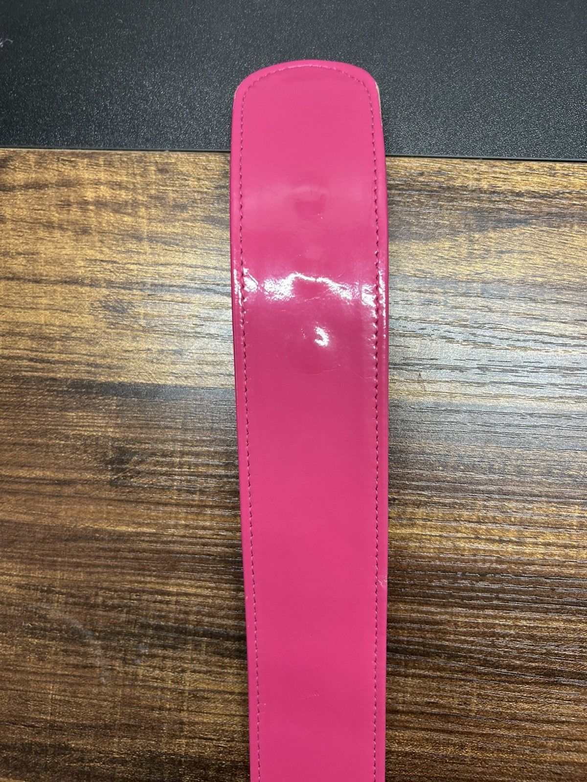Alexander McQueen Alexander McQueen Patent Leather Waistbelt Pink Belt Size ONE SIZE - 3 Thumbnail