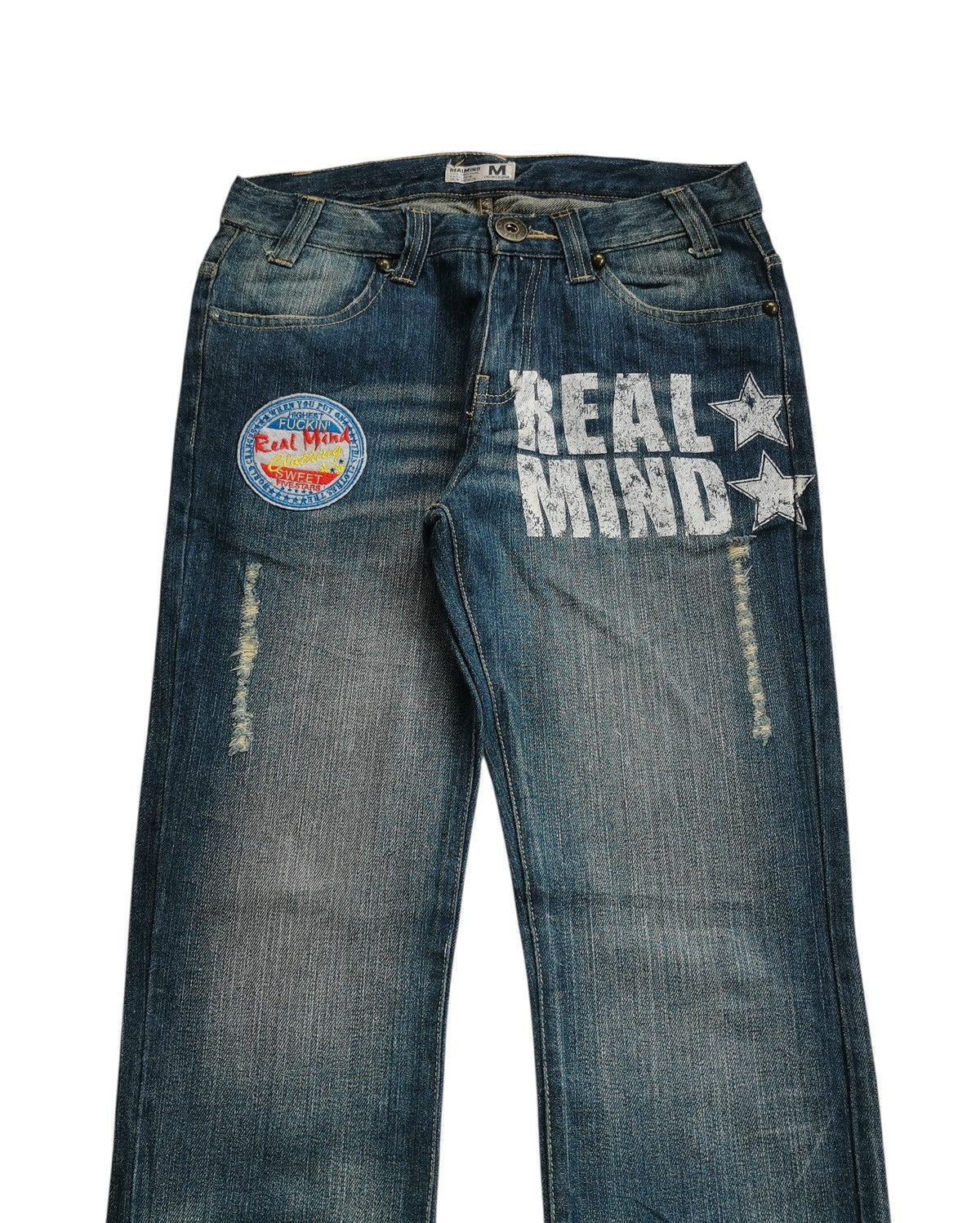 Hysteric Glamour Realmind Fuckin Patches Bootcut Jeans Size US 30 / EU 46 - 5 Thumbnail