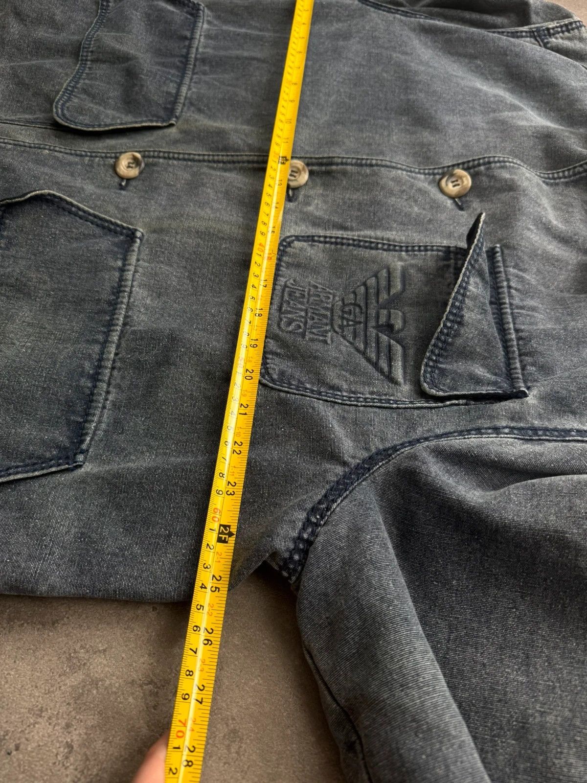 Armani Armani denim jacket vintage 1980s work wear made in Italy Size US L / EU 52-54 / 3 - 16 Thumbnail