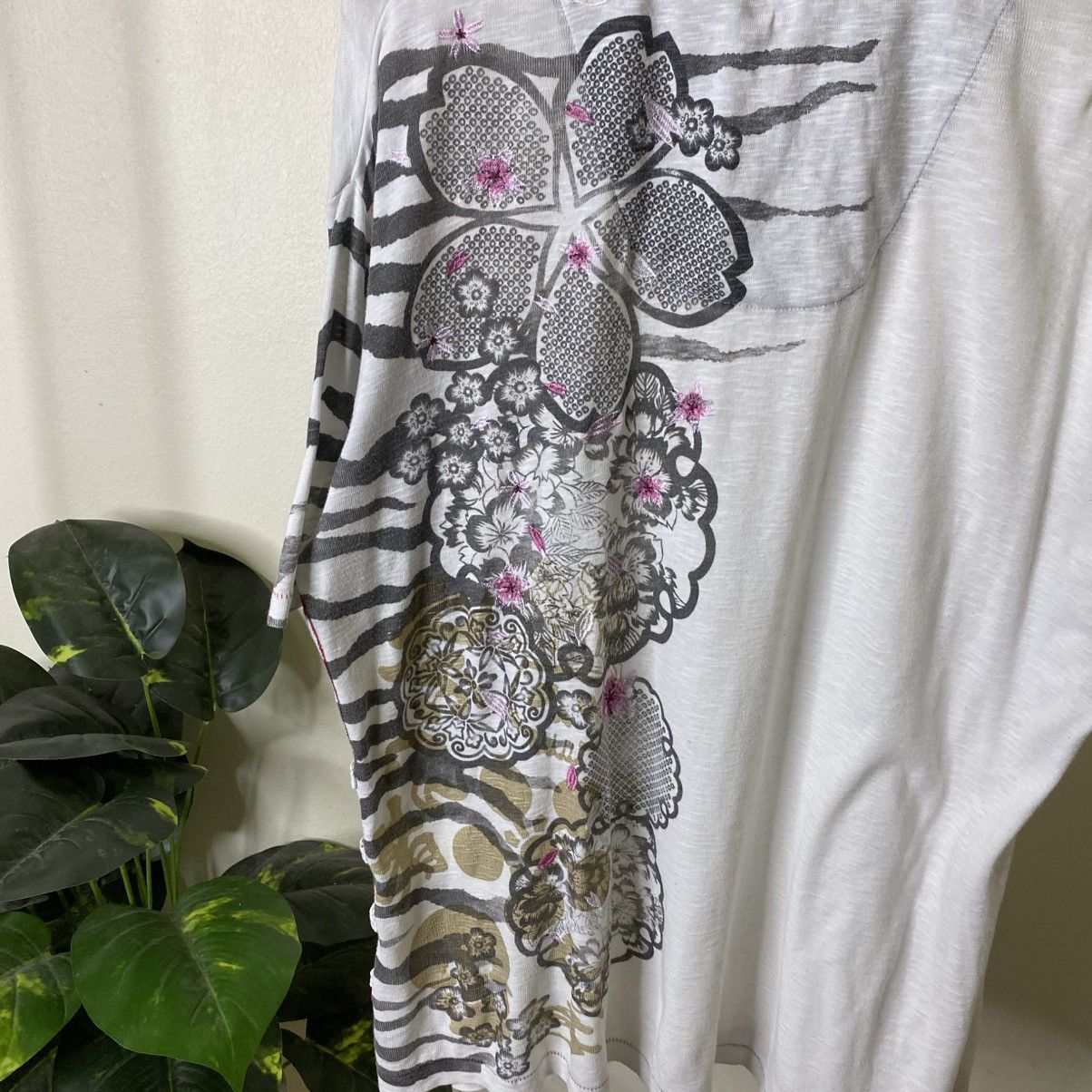 Japanese Brand JapanBrand Karakuri Tamashii Ed Hardy Style T Shirt Size US XXL / EU 58 / 5 - 8 Thumbnail