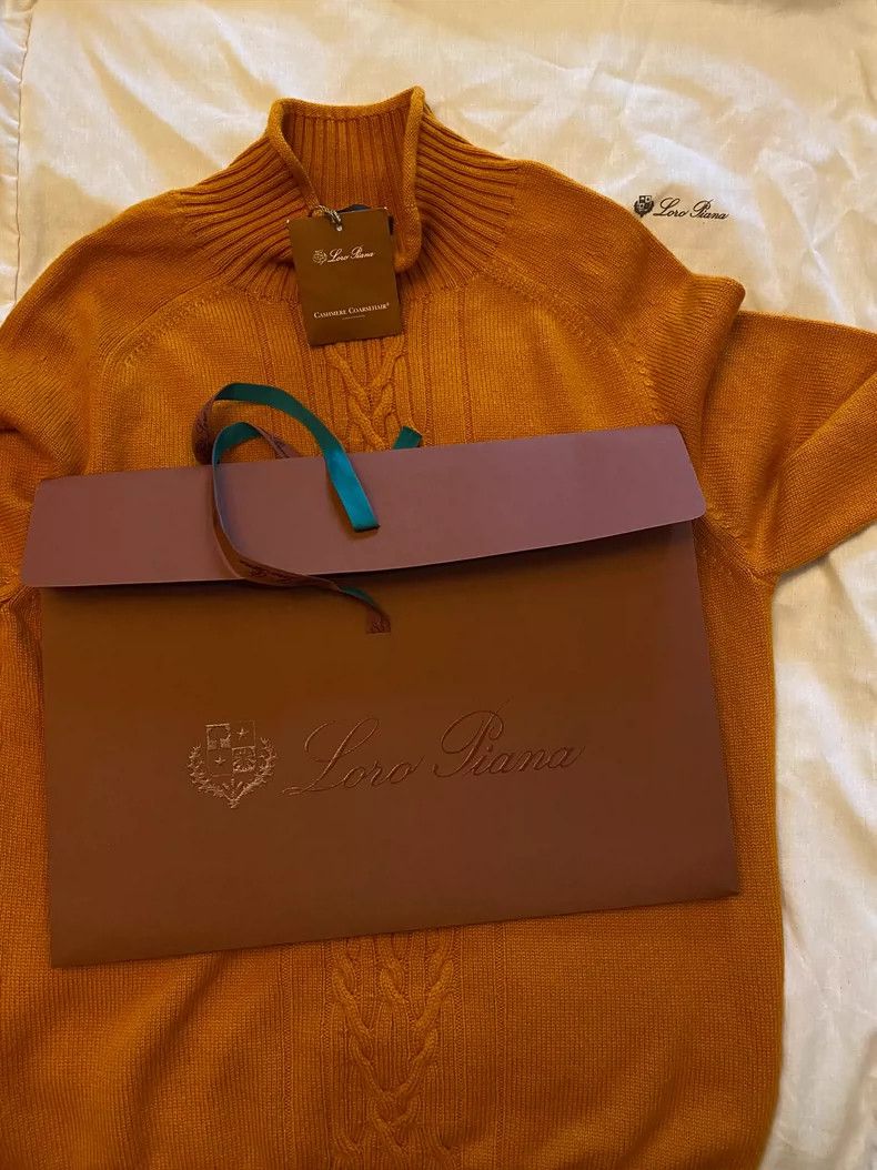 Loro Piana LORO PIANA 100% cashmere sweater, twisted, thick Size US M / EU 48-50 / 2 - 3 Thumbnail