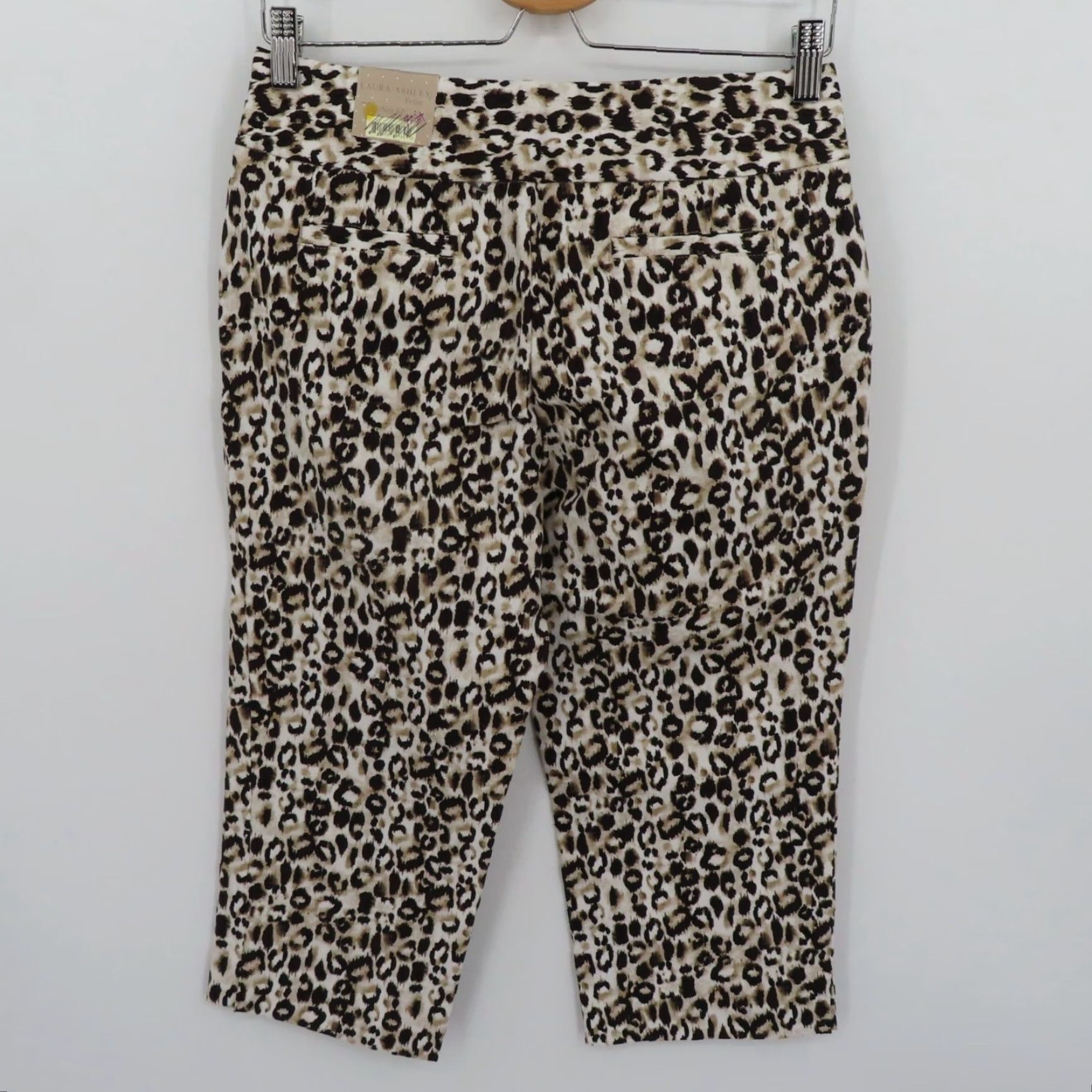 Laura Ashley Laura Ashley Capri Pants 6P Petite Women Leopard Cheetah St Tropez Cropped New Womens Pants Size 28" / US 6 / IT 42 - 4 Thumbnail