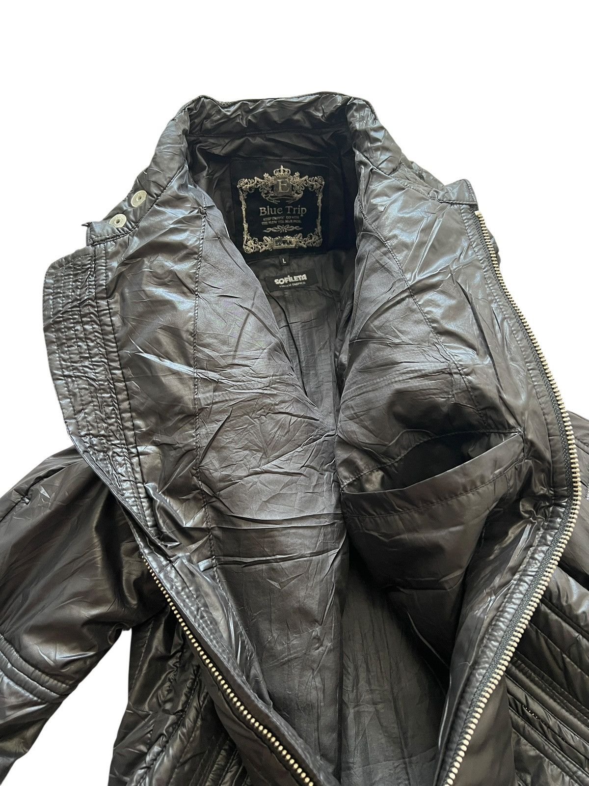 Edwin Edwin Blue Trip Biker Paded Jacket Size US M / EU 48-50 / 2 - 13 Thumbnail