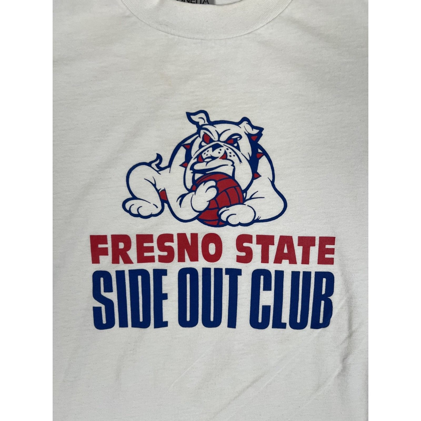Vintage Vintage Fresno State Bulldogs T-Shirt Size XL "Side Out Club Size US XL / EU 56 / 4 - 2 Thumbnail