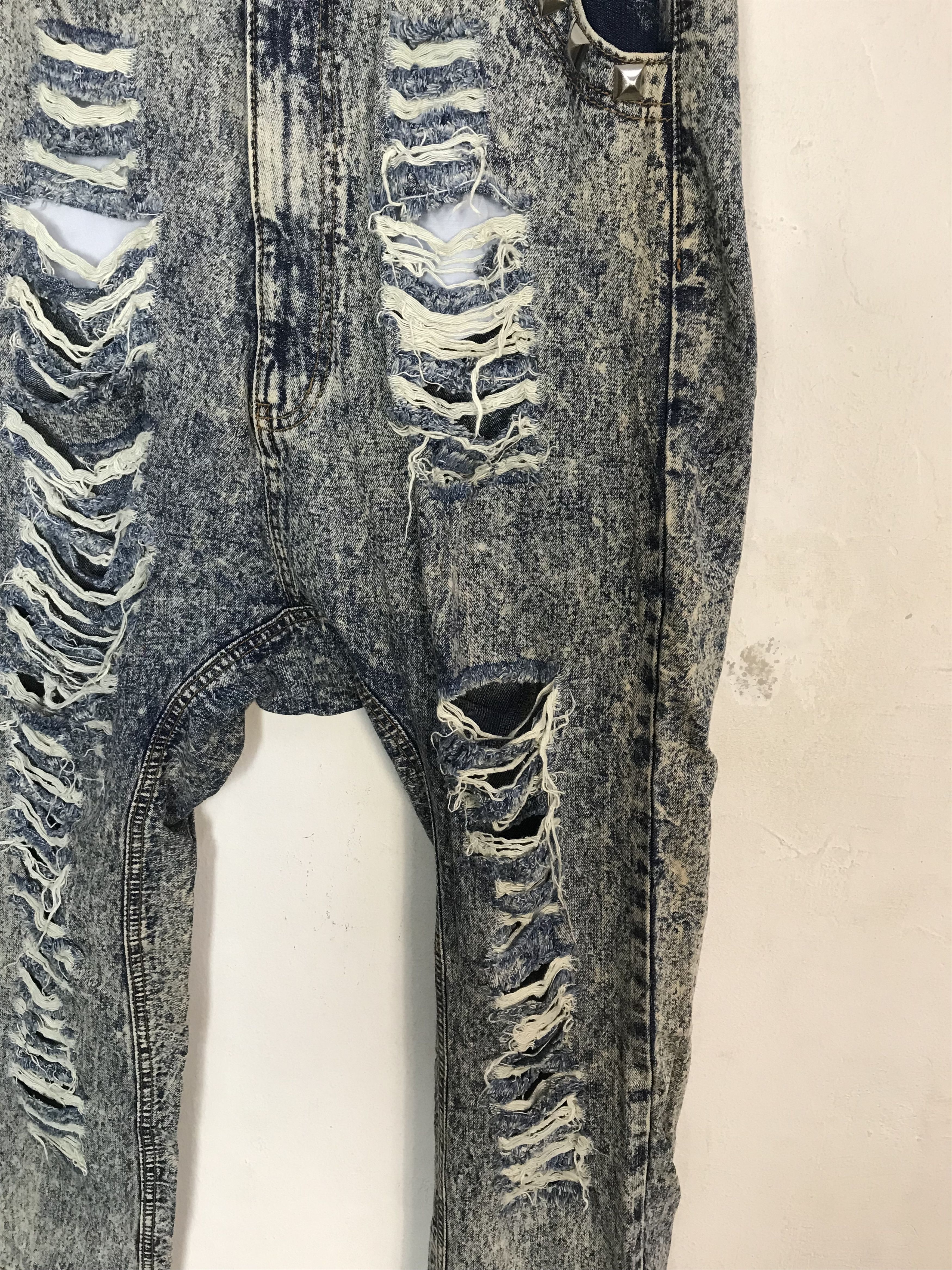 Japanese Brand Superlovers Lovers Rock Pant Drop Croth Baggy Rise 30 31 Size US 30 / EU 46 - 4 Thumbnail