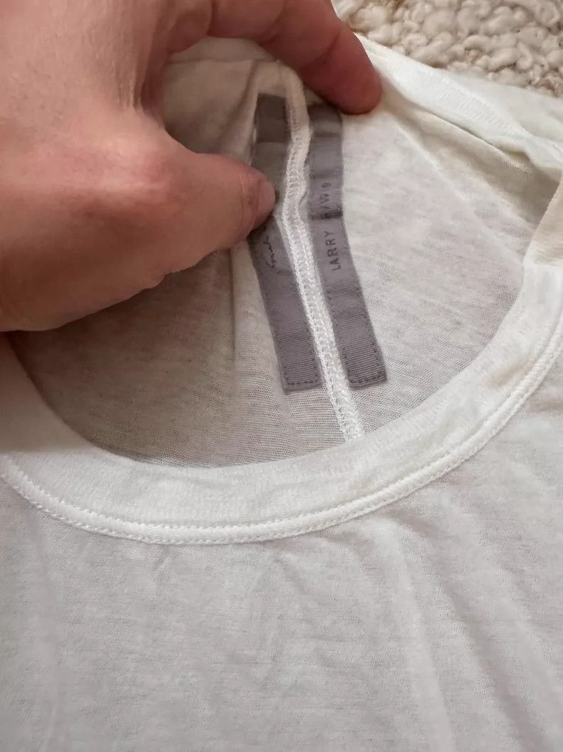 Rick Owens rick owens white short sleeves Size US XL / EU 56 / 4 - 3 Thumbnail