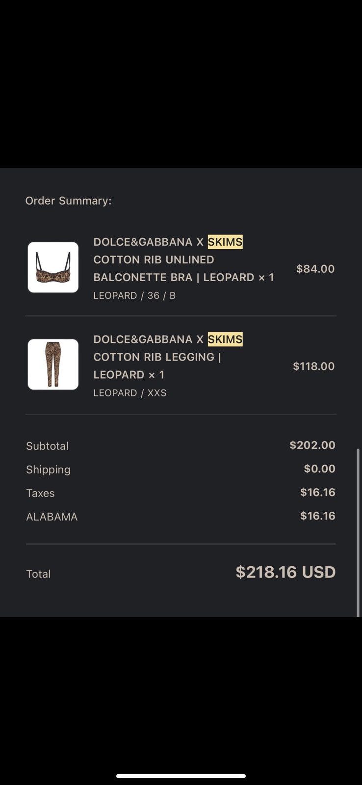 Dolce & Gabbana × SKIMS SKIMS x Dolce&Gabbana Leopard Leggings Size 25" / US 0 / IT 36 - 2 Thumbnail
