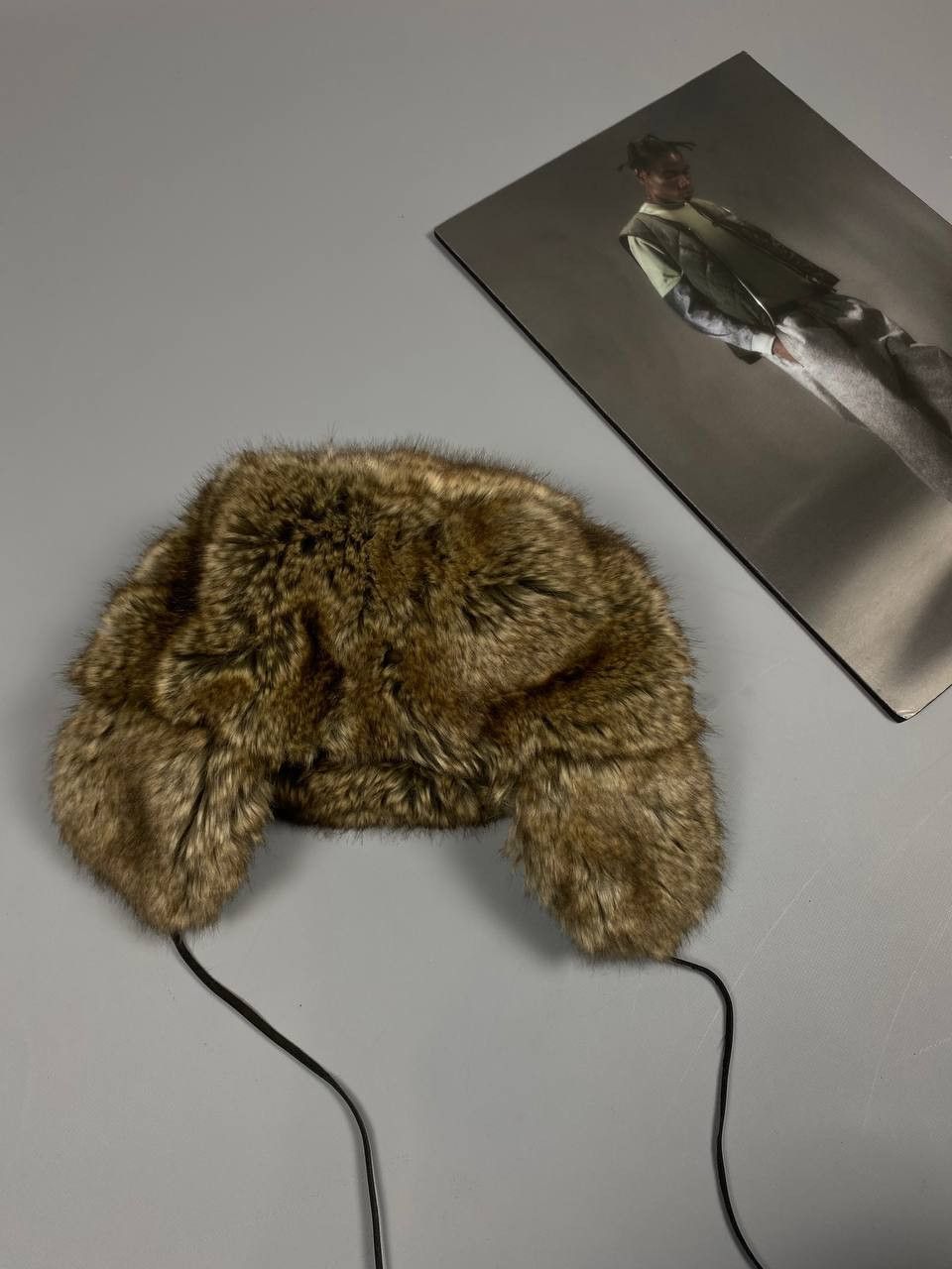 Undercover Hype Faux Fur Ushanka Vintage Fuzzy Warm Trapper Hat 🎩 Size ONE SIZE - 3 Thumbnail