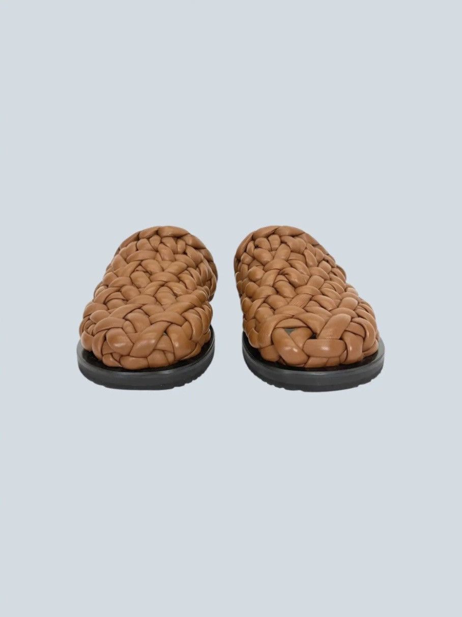 Alanui Alanui Icon slippers in woven leather, 38. Size US 8 / IT 38 - 3 Thumbnail
