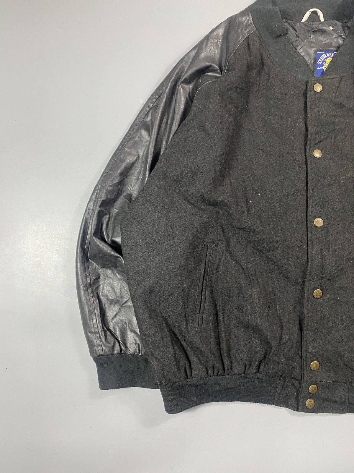 Vintage Vintage 90s WWE Rey Mysterio Faux Leather Varsity Jacket Size US XXL / EU 58 / 5 - 3 Thumbnail