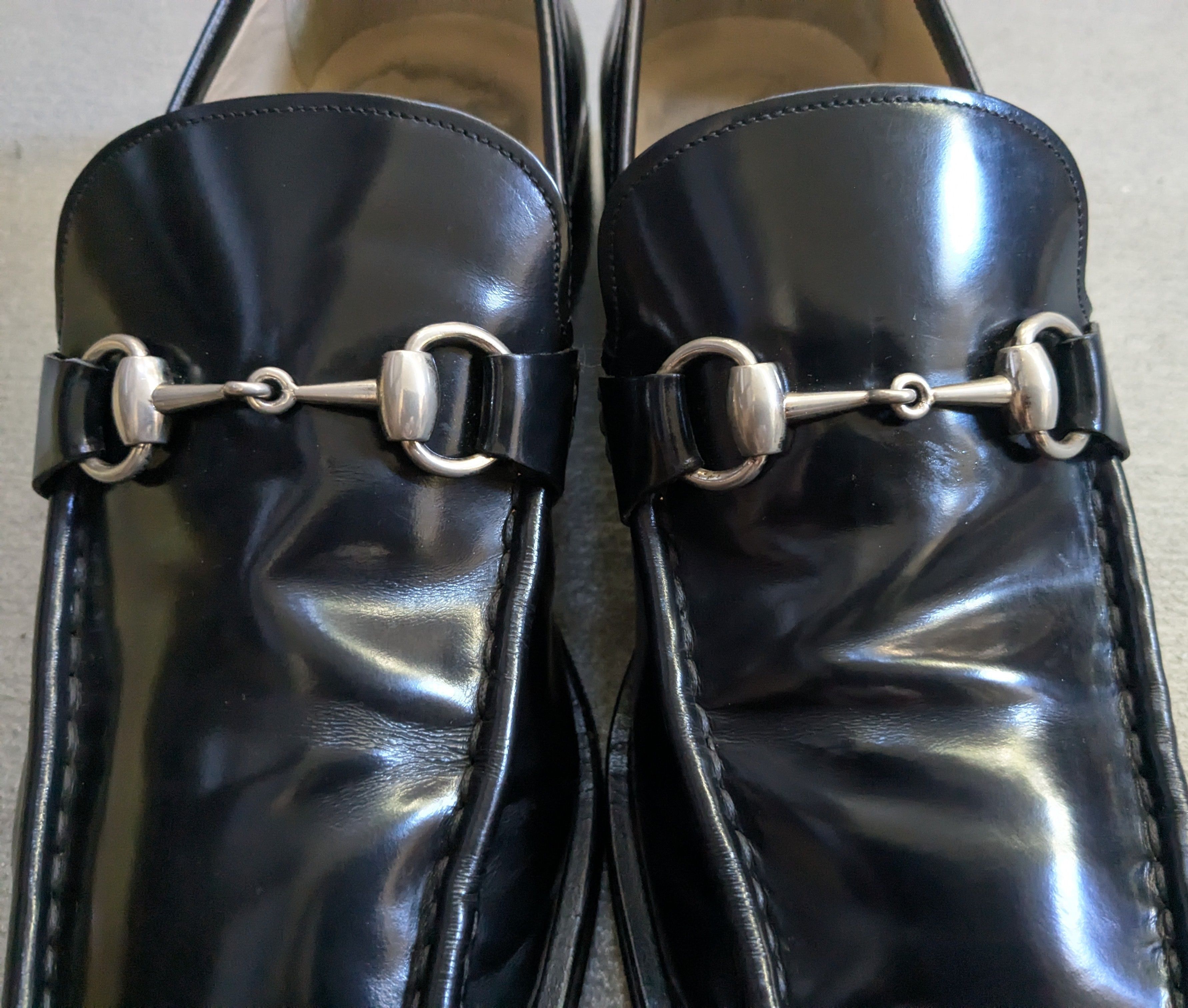 Gucci Gucci Loafers Black 9.5 D Leather Slip Ons Buckle Tom Ford Size US 9.5 / EU 42-43 - 4 Thumbnail