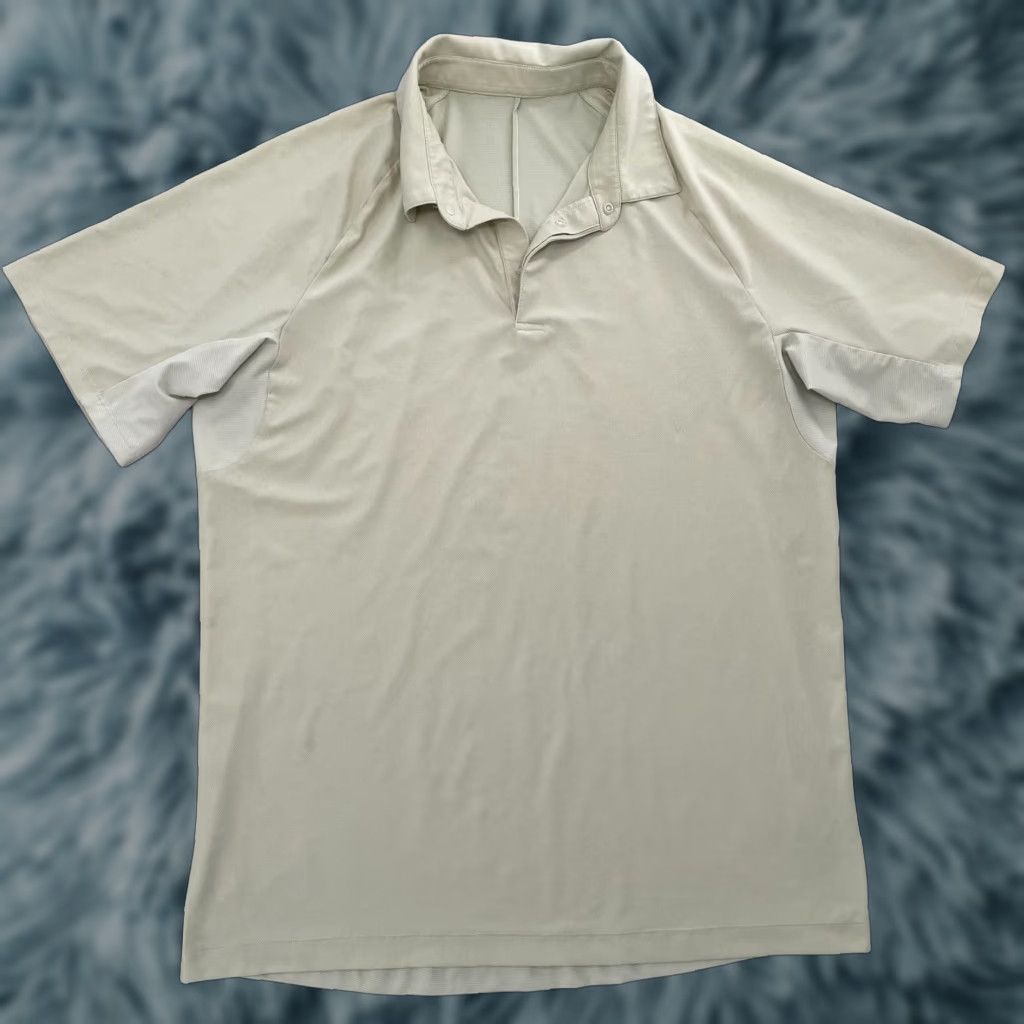 Lululemon Lululemon Polo Shirt Adult Large Green Performance Activewear Mens Short Sleeve Breathable Moisture Wicking Sports Casual Size US L / EU 52-54 / 3 - 1 Thumbnail